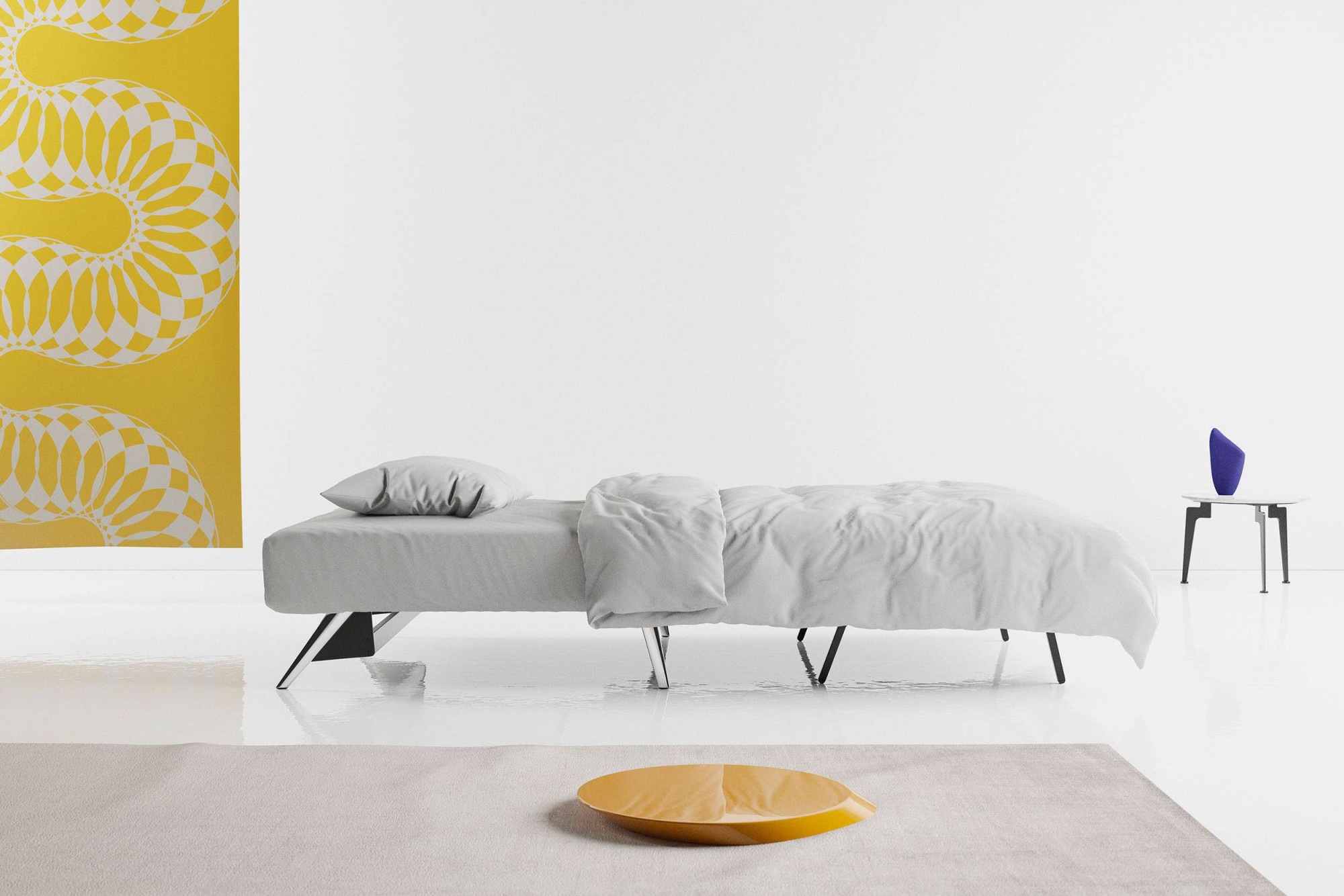 INNOVATION LIVING ™ Sessel »CUBED Schlafsessel«, Frontauszug, sehr platzsparend, abgewinkelt Sitzen - waagerecht Liegen
