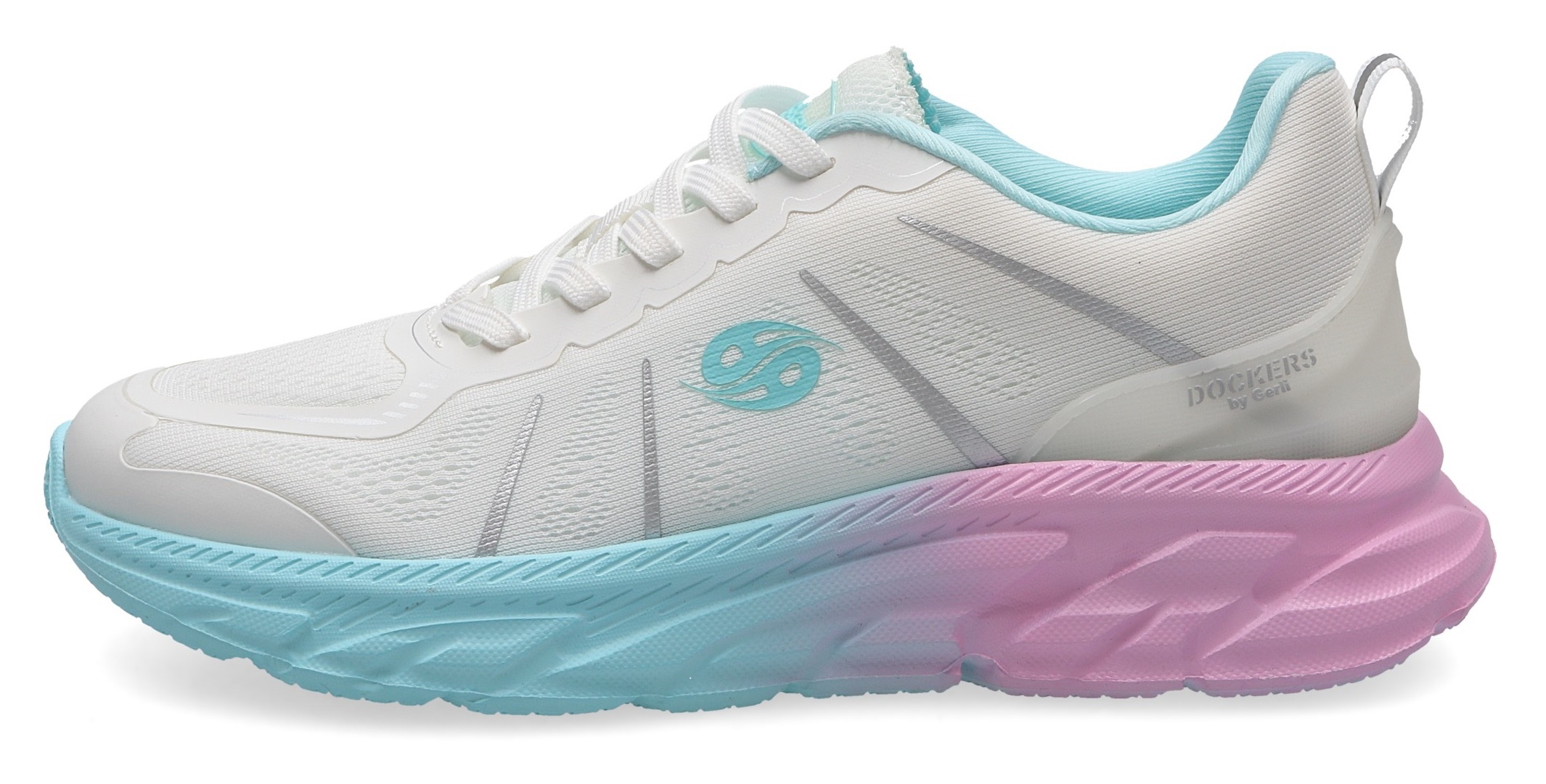 Dockers by Gerli Sneaker  , Trainingsschuh, Schnürschuhe mit bunter Pastell-Sohle