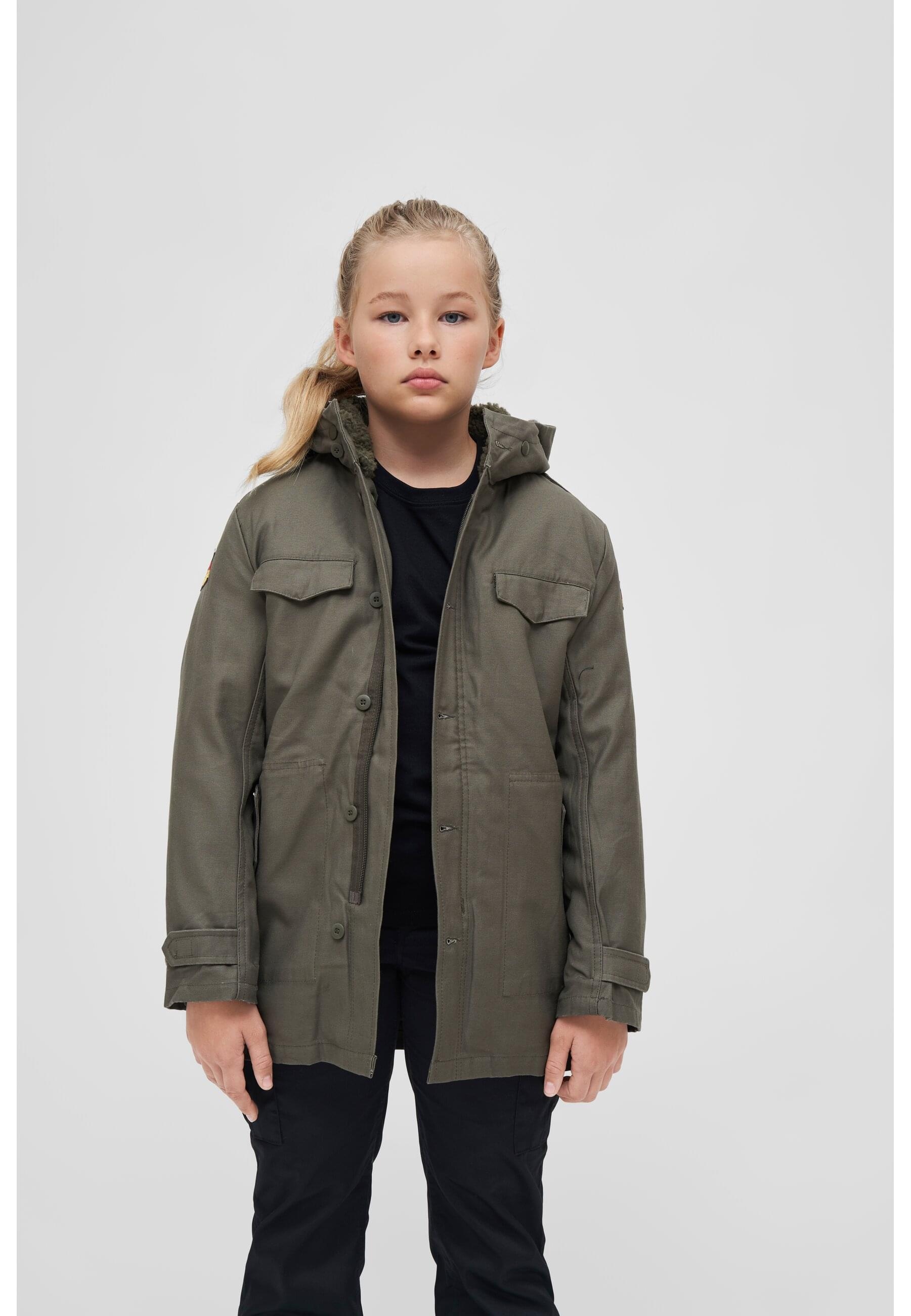 Brandit Parka »Brandit Herren Kids BW Parka« 1 Stk. tlg. mit Kapuze