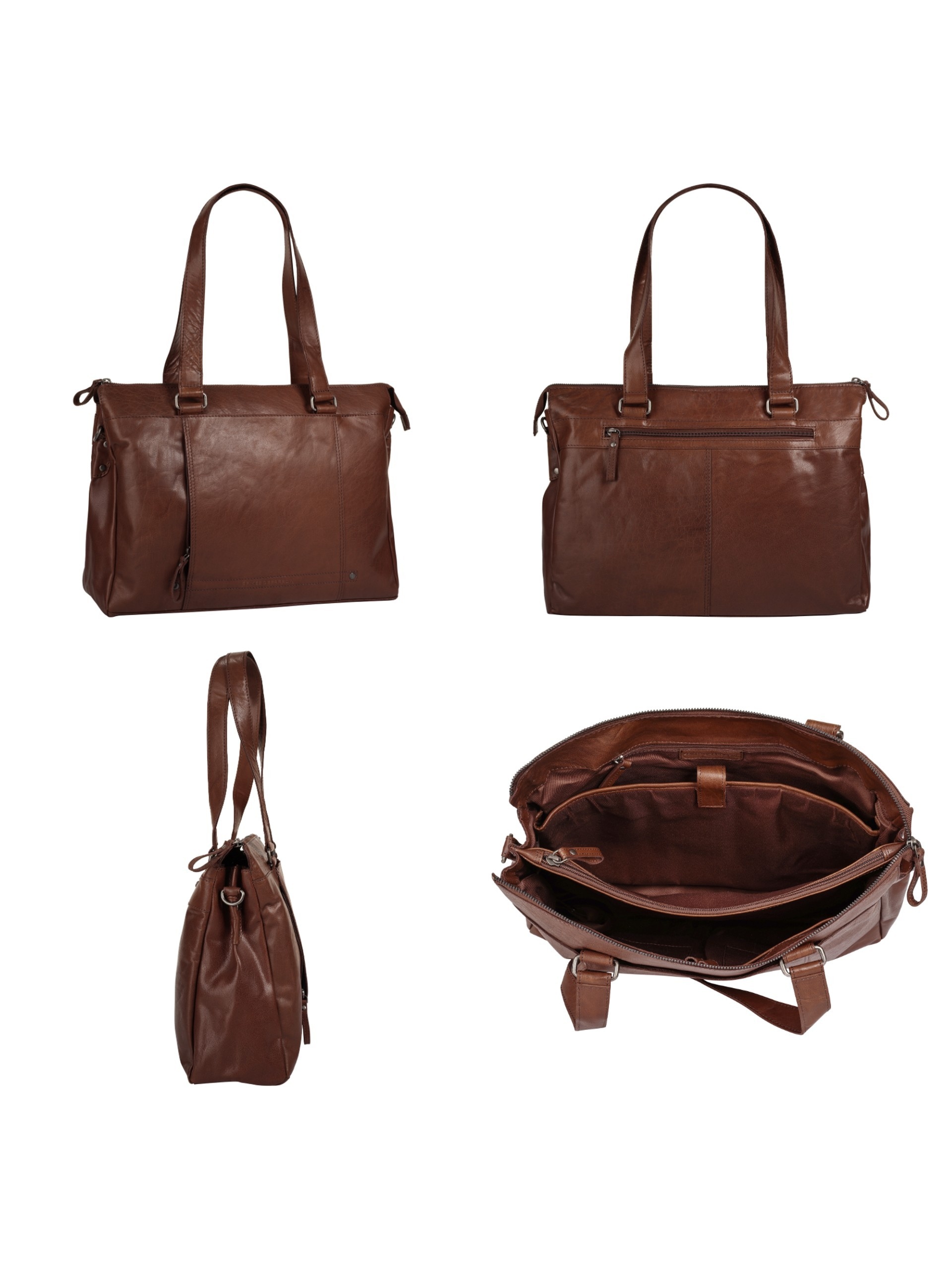 Spikes & Sparrow Shopper, echt Leder