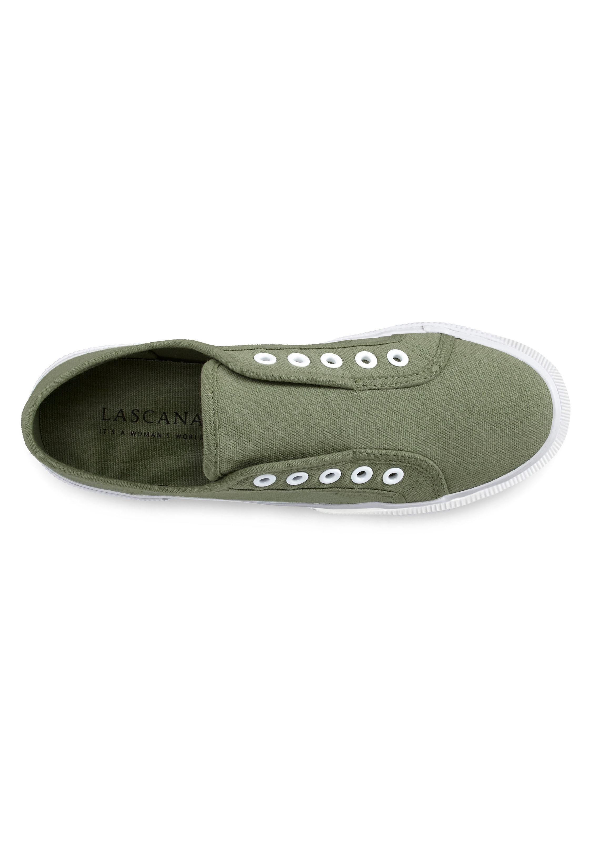 LASCANA Sneaker »Slip-On-Sneaker«, Slipper, Halbschuh, bequem zum Reinschlüpfen