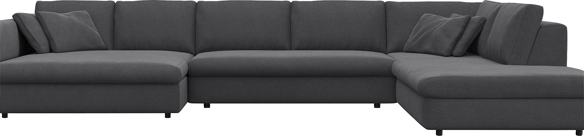 FLEXLUX Wohnlandschaft "Lovane, U-Form, bequem und komfortabel" Weich & ans günstig online kaufen