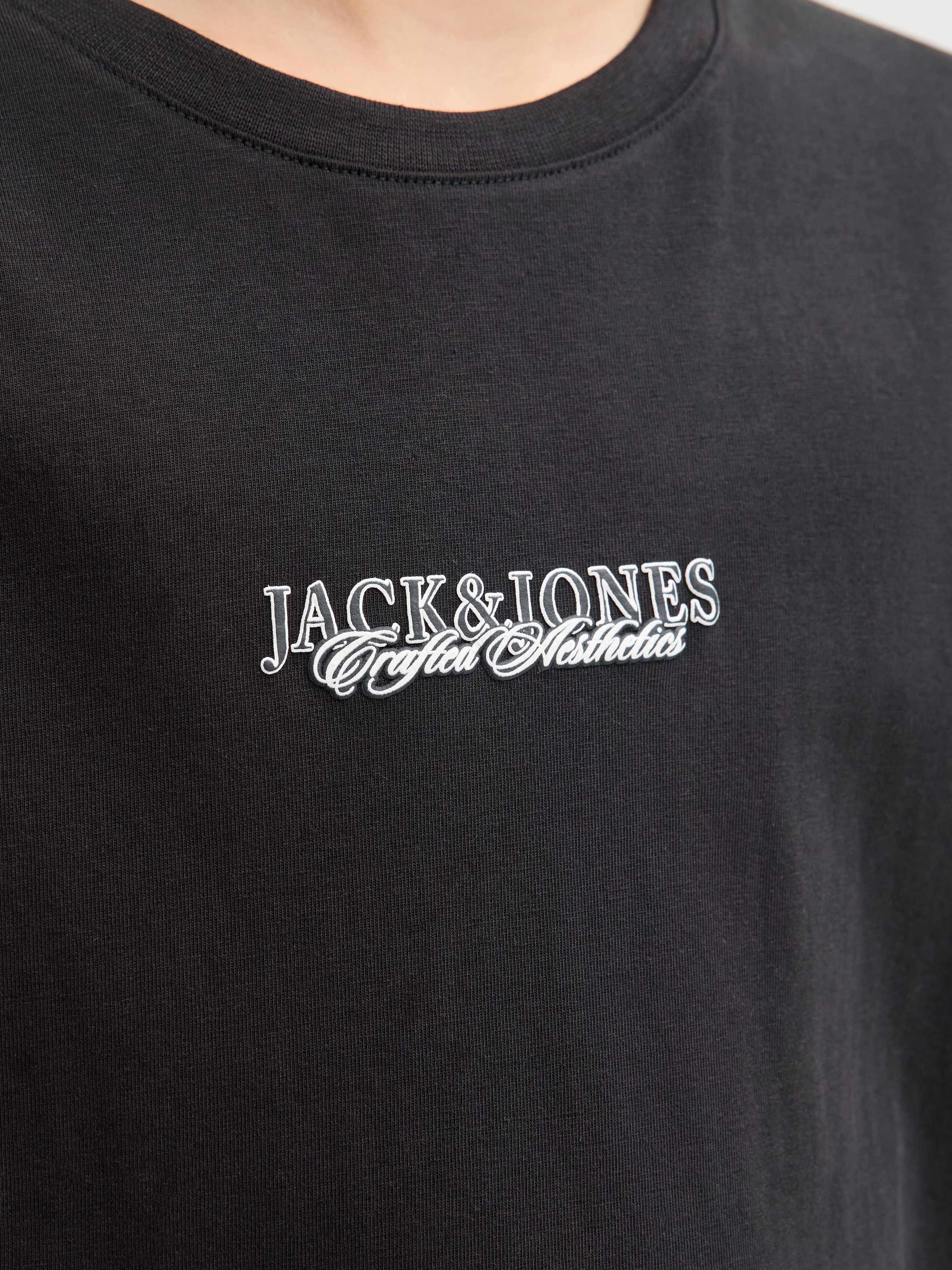 Jack & Jones Junior Langarmshirt »JORBLEECKER MINIMAL TEE LS CREW NE JNR«