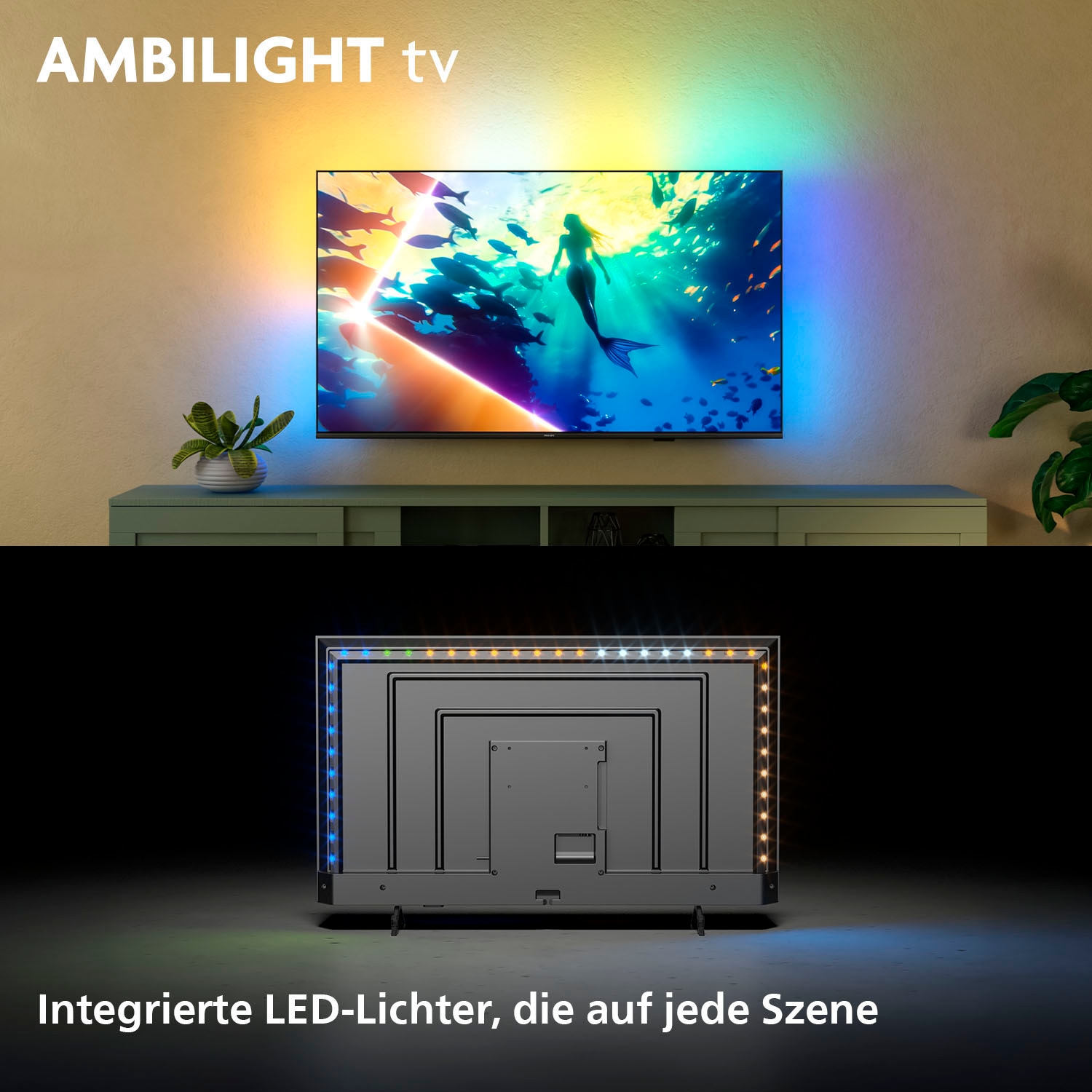 Philips LED-Fernseher »65PUS8000/12«, 4K Ultra HD, Smart-TV