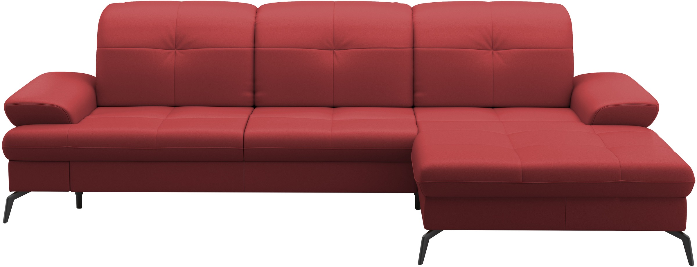 sit&more Ecksofa »Amica, L-Form, inkl. Sitztiefenverstellung & Armteilverstellung«, wahlweise mit Bettfunktion, Bettkasten und Kopfteilverstellung