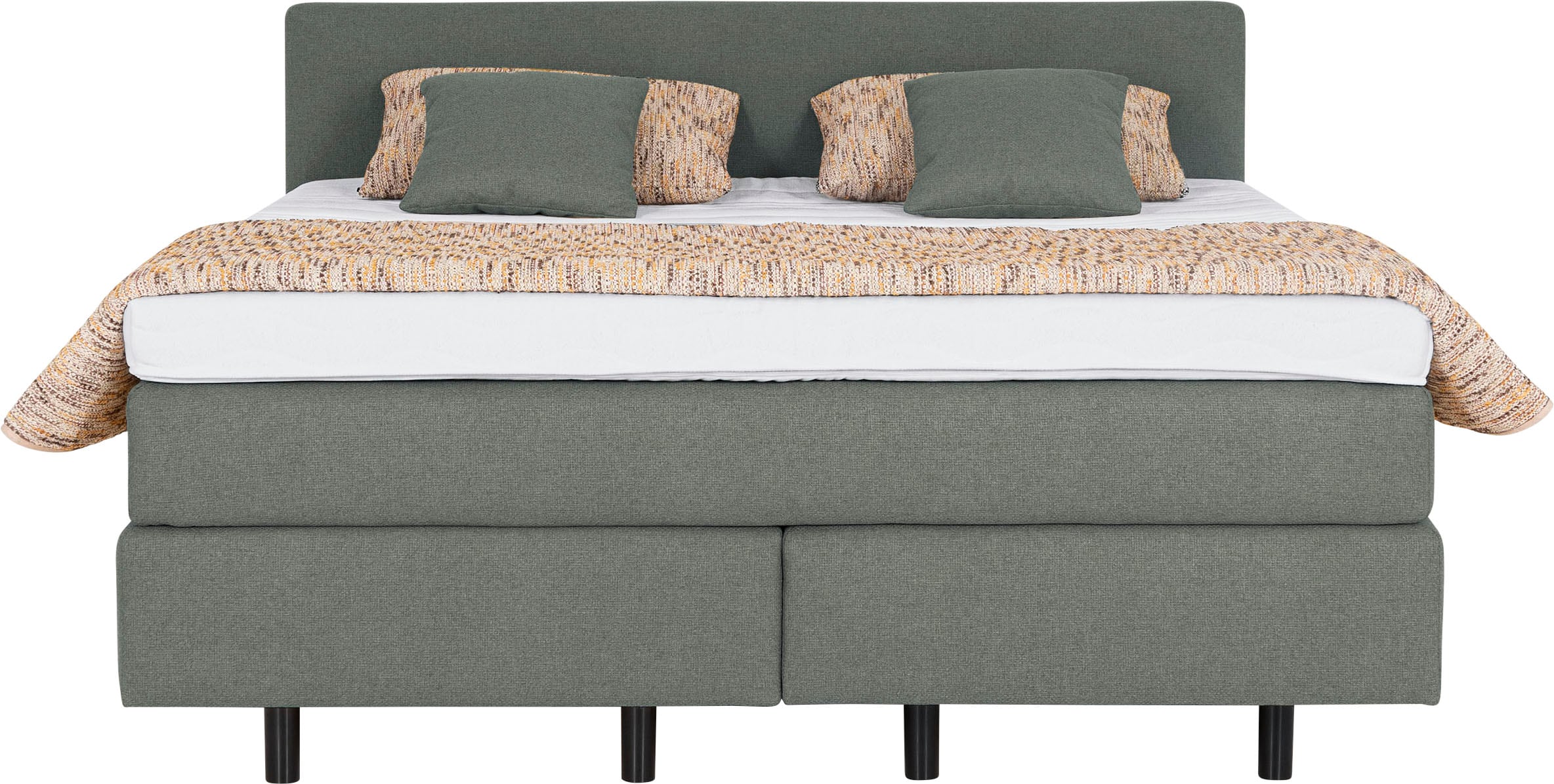 Die PlanBar Boxspringbett »OC-ON23163« inkl. Matratzen, Topper u. Bonellfederkern Unterbau, 160/180x200cm