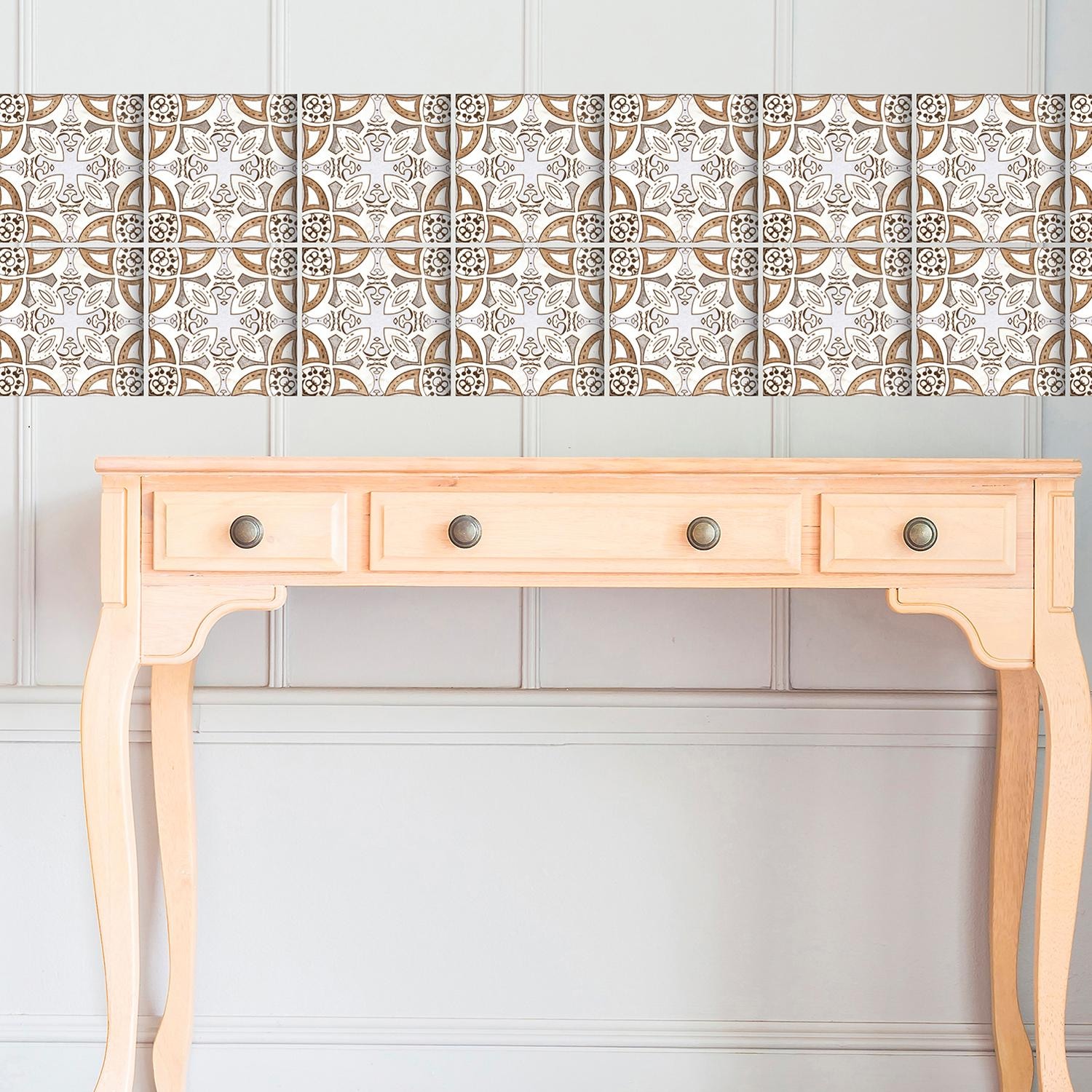 queence Fliesenaufkleber »Mosaik Muster«, Stickerfliesen, selbstklebend, Sticker, 12er Set