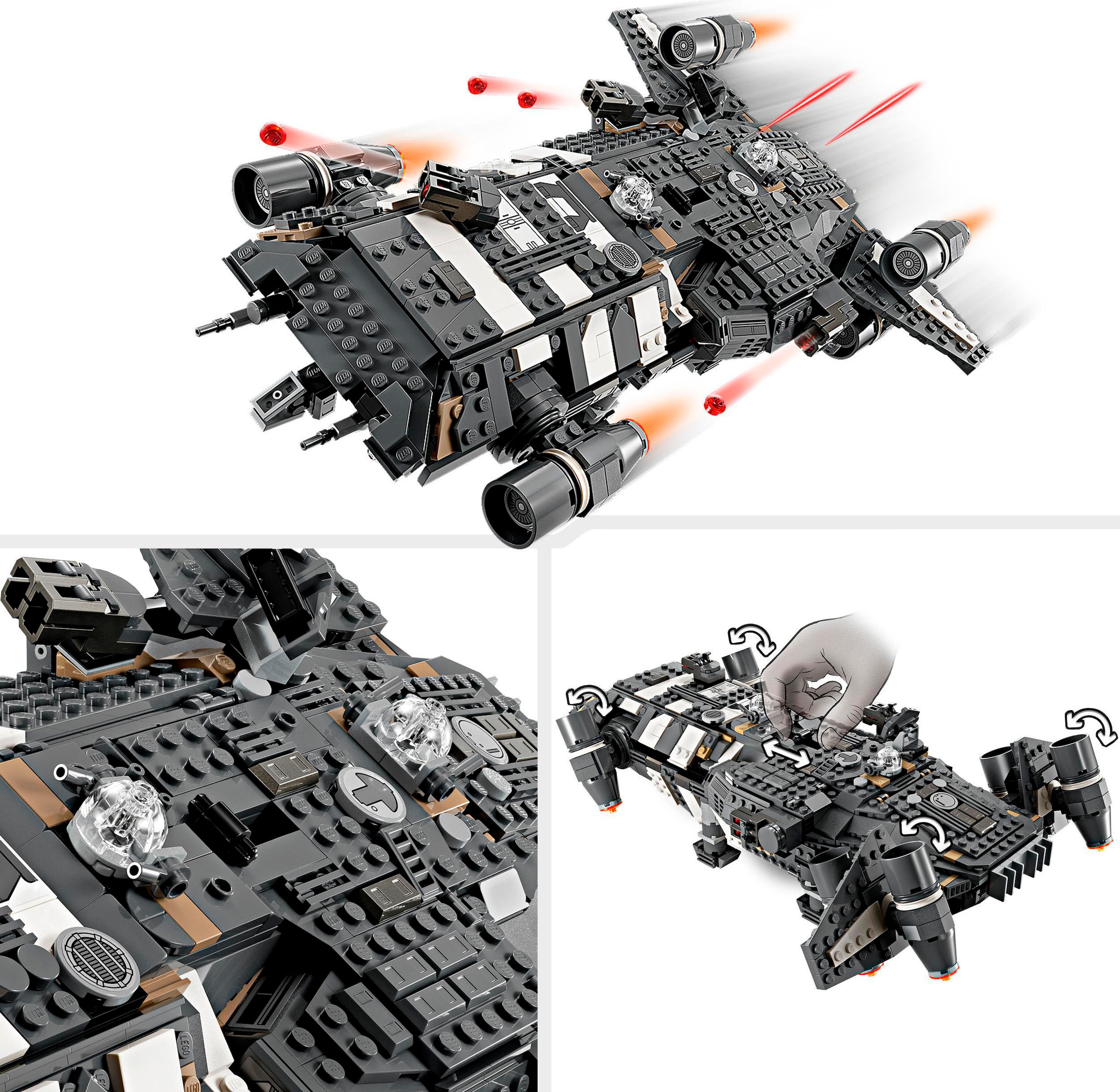 LEGO® Konstruktionsspielsteine »Die Onyx Cinder (75374), LEGO Star Wars TM«, (1325 St.), Made in Europe