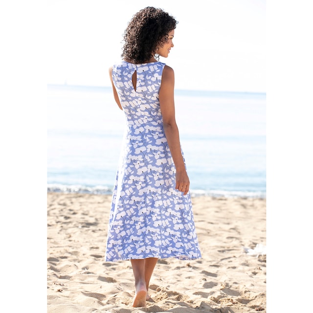 Beachtime Sommerkleid, mit Blumendruck, Strandmode, Strandbekleidung kaufen