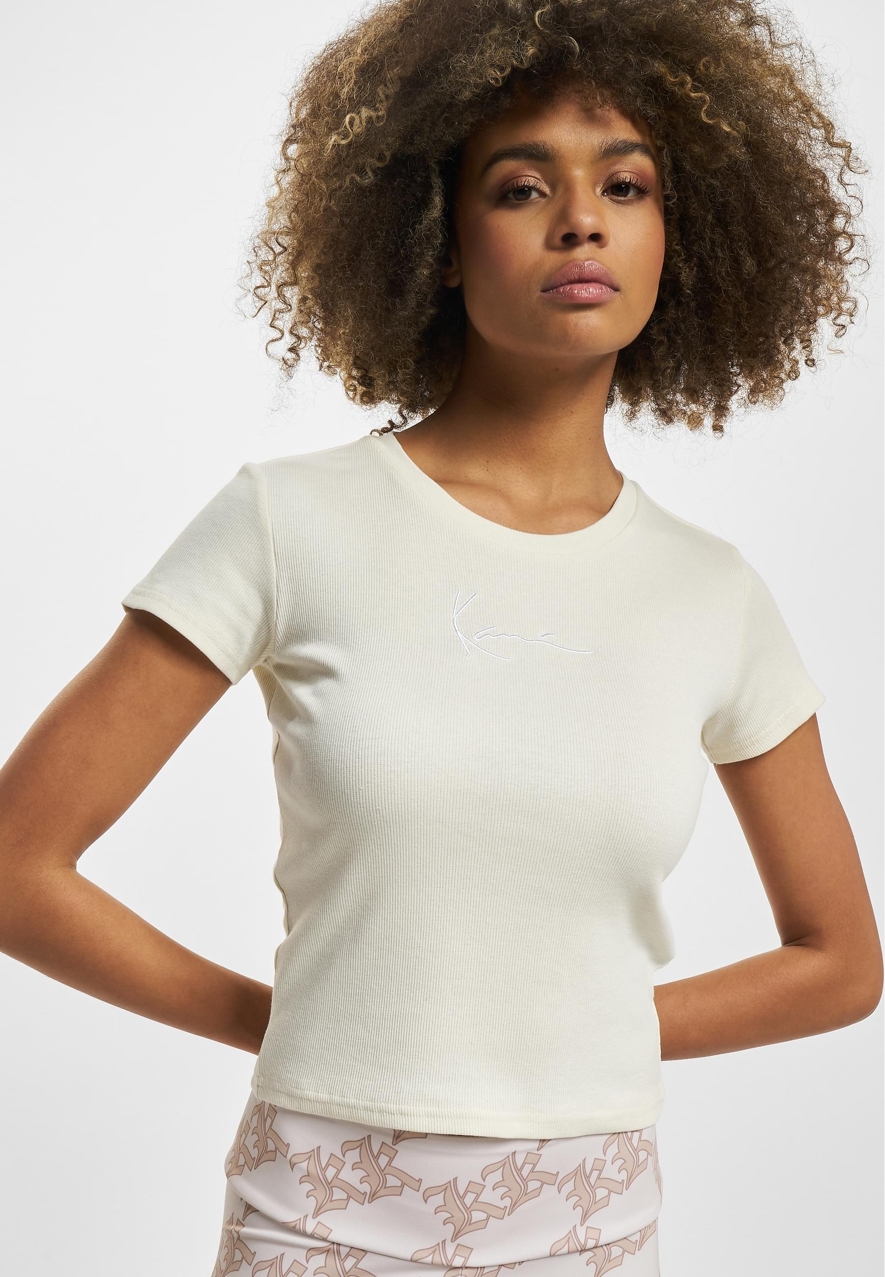 Karl Kani T-Shirt »Karl Kani Damen KW232-033-1 KK Small Signature Tight Rib Tee« 1 Stk.