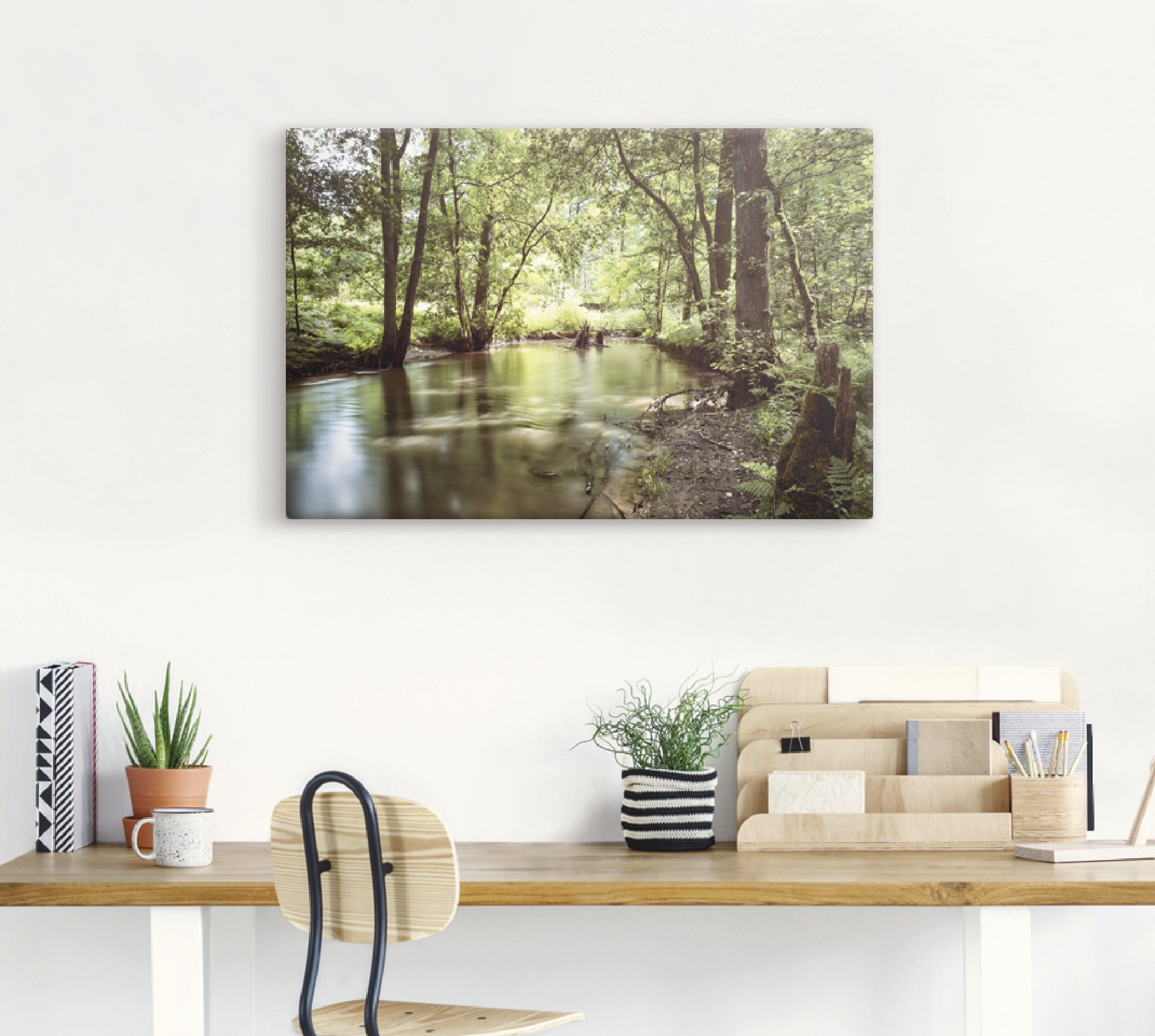 Artland Leinwandbild »Spessart II«, Wald, (1 St.), auf Keilrahmen gespannt