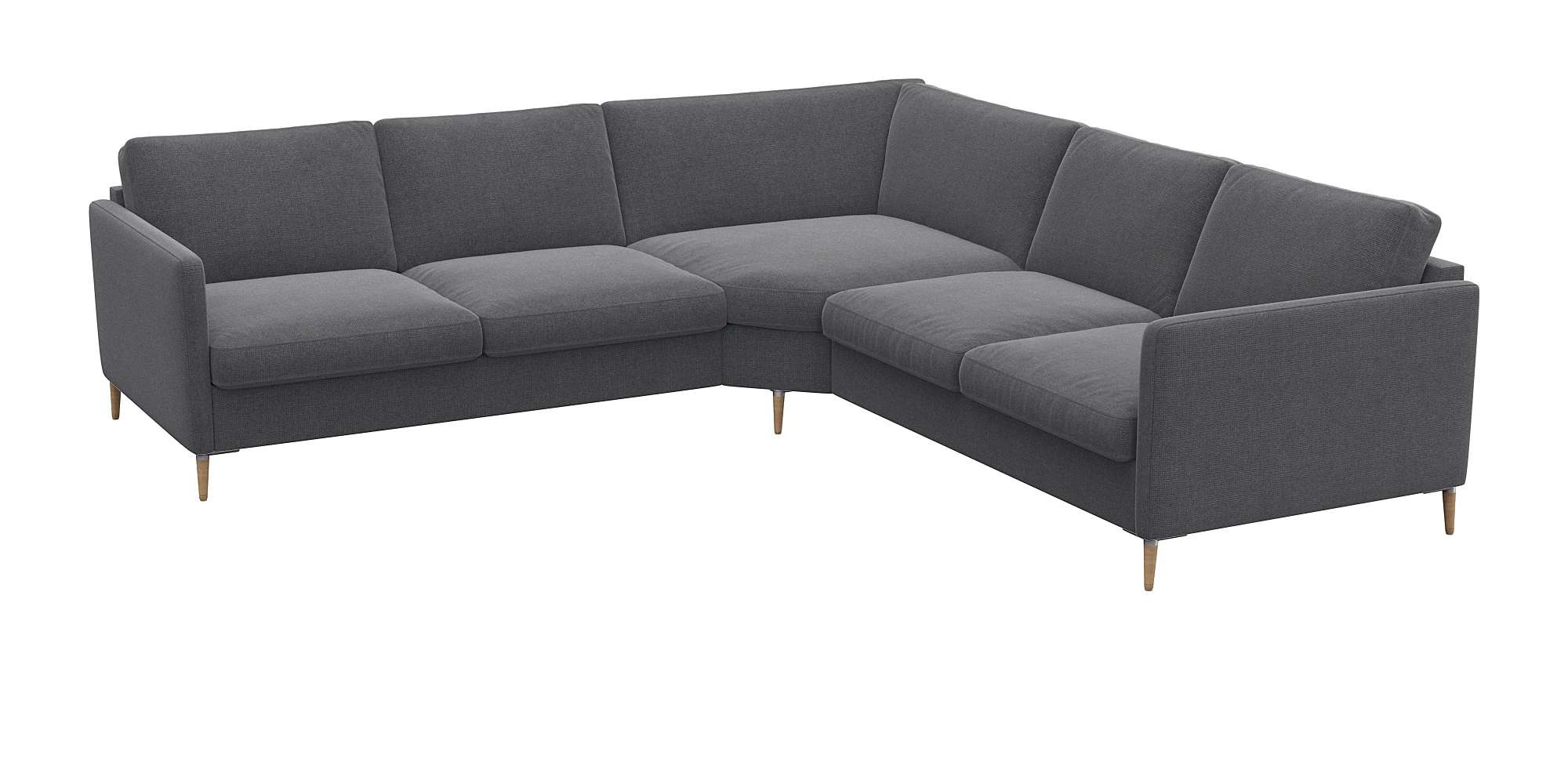 FLEXLUX Ecksofa "Fiore, gleichschenklig, bequem durch hochwertigem Sitzaufb günstig online kaufen