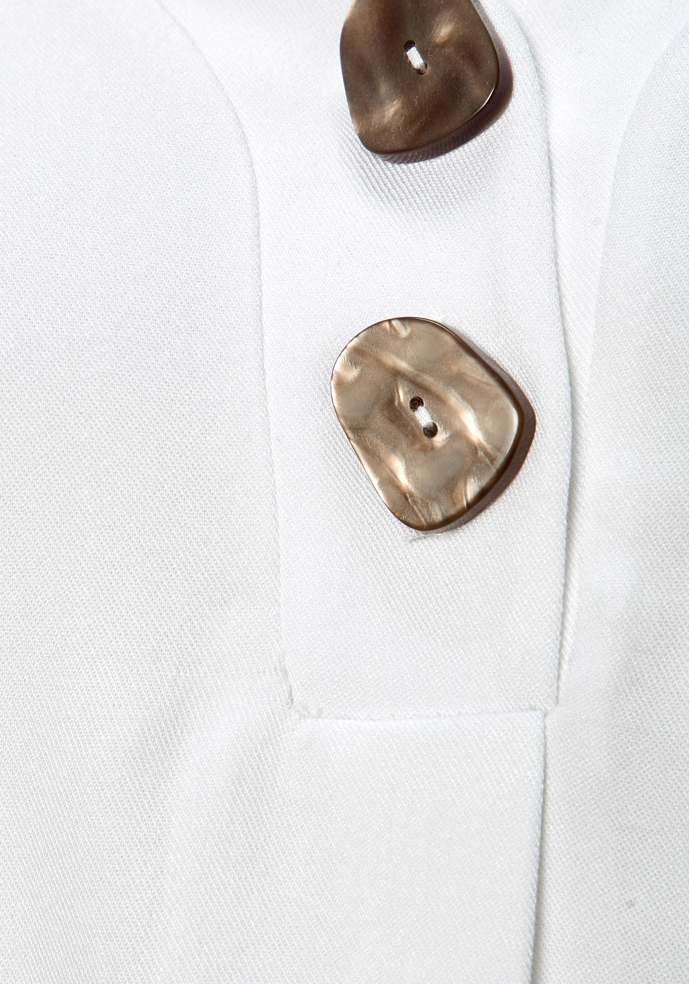 LASCANA Langarmbluse mit modischen Knöpfen