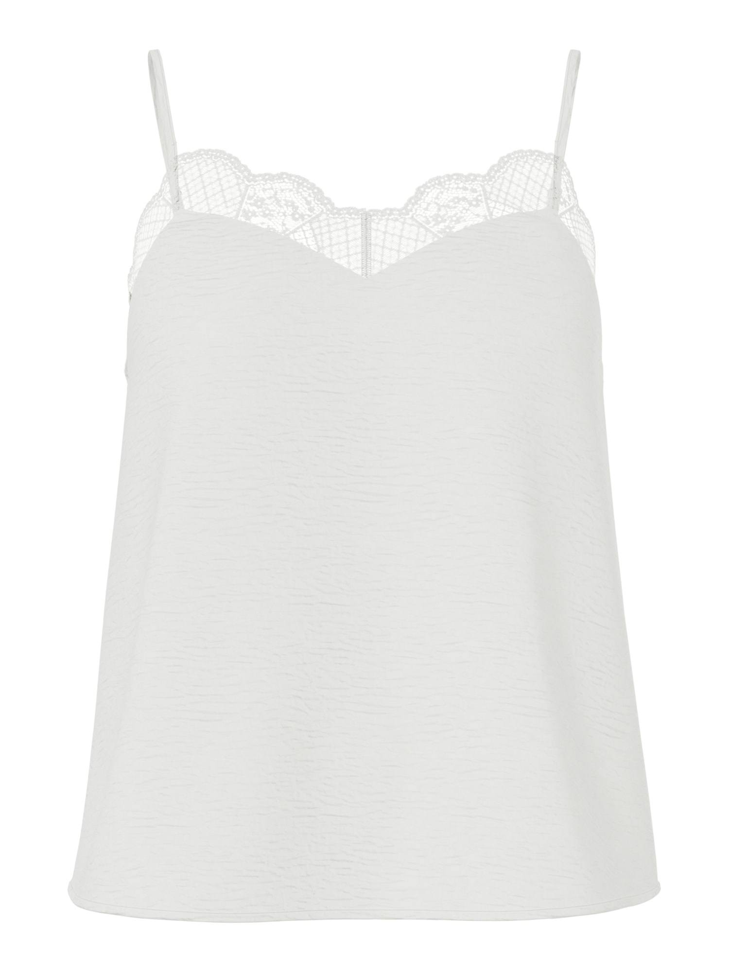pieces Trägertop »PCTIFFANY STRAP LACE TOP WVN NOOS BC« Kunstfaser, regular fit