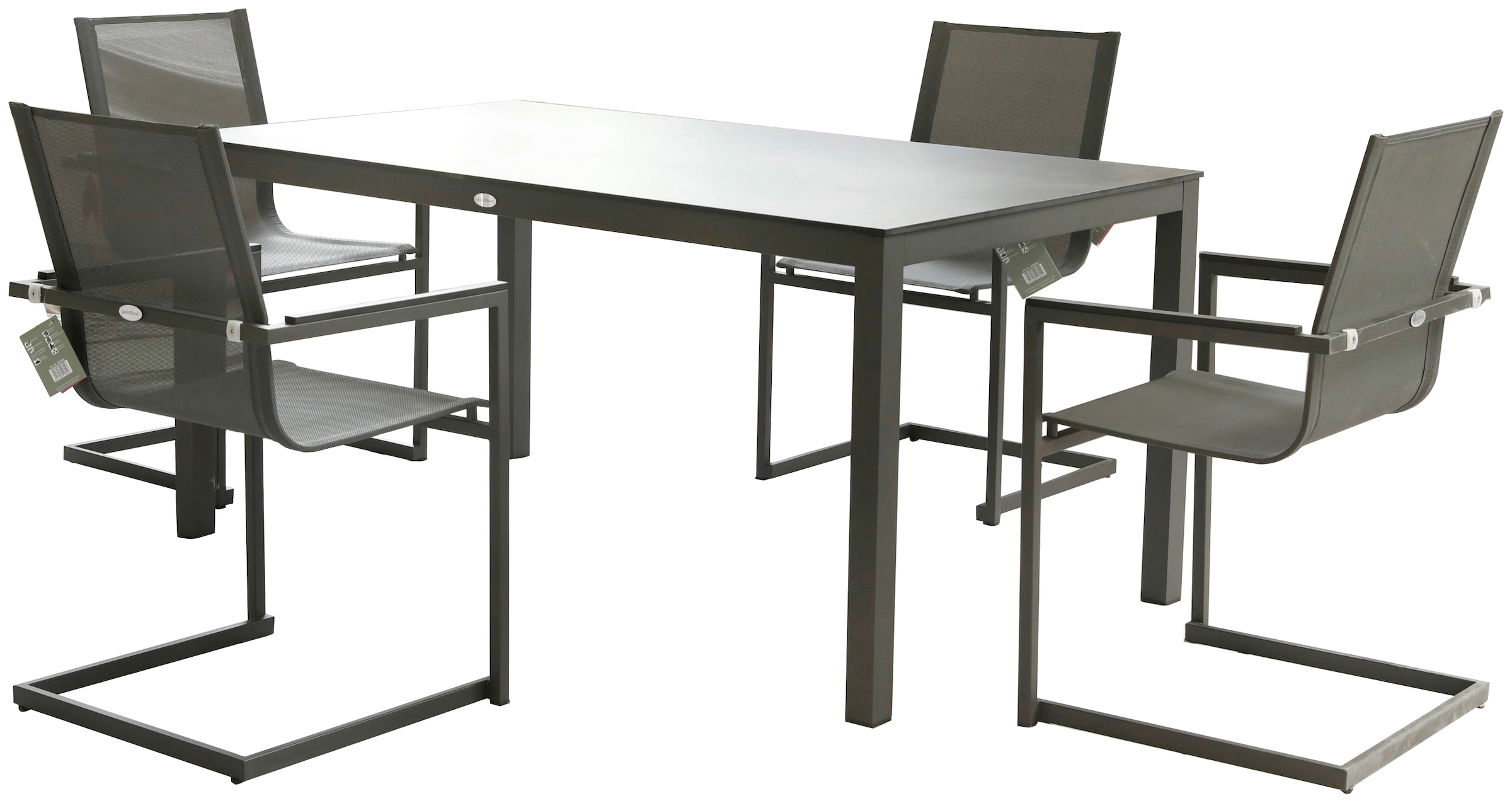 Garden Pleasure Garten-Essgruppe »SOPHIA« 5 Stk. tlg. robustes Tischdesign günstig online kaufen