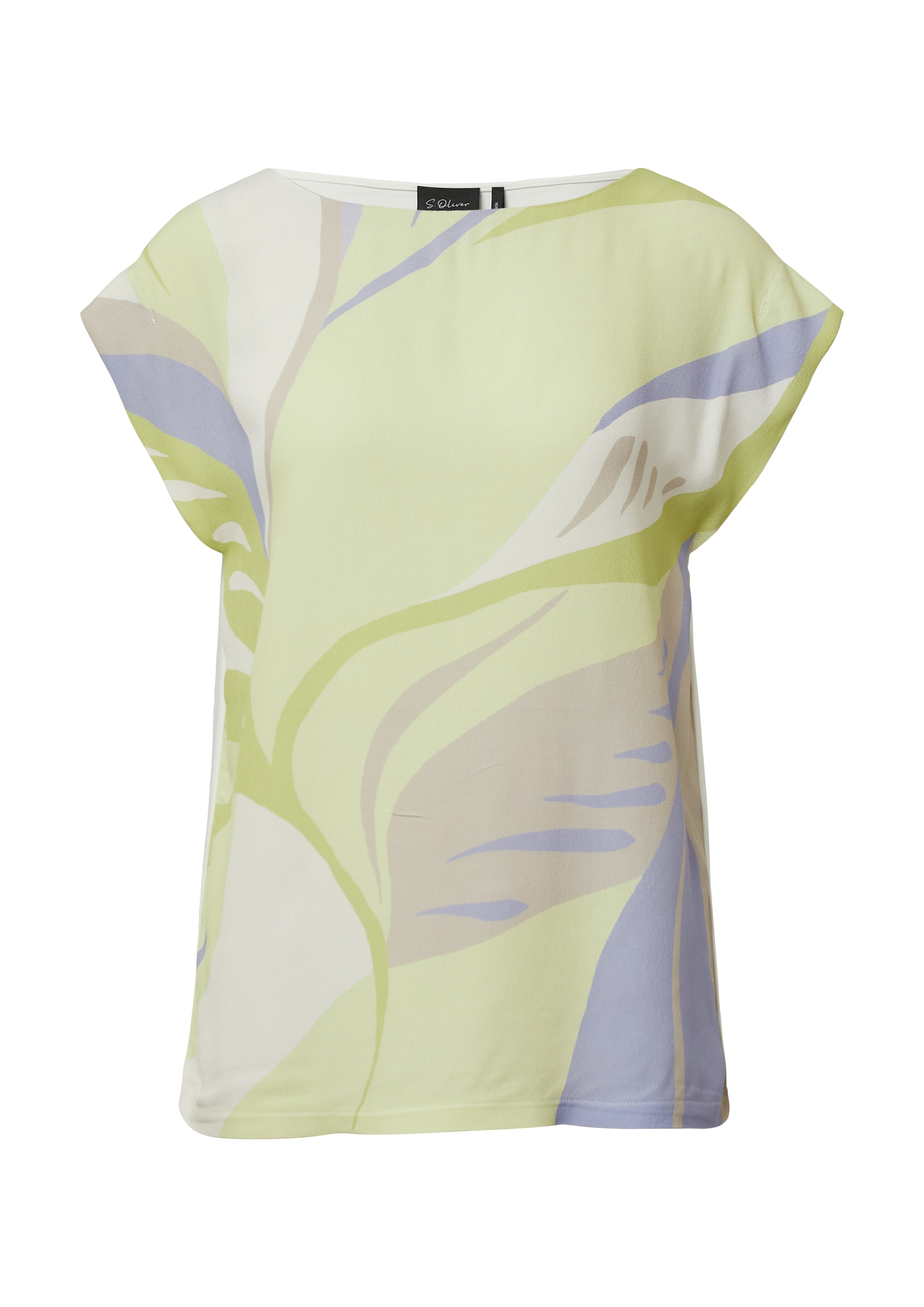 s.Oliver BLACK LABEL T-Shirt, mit All-Over Print