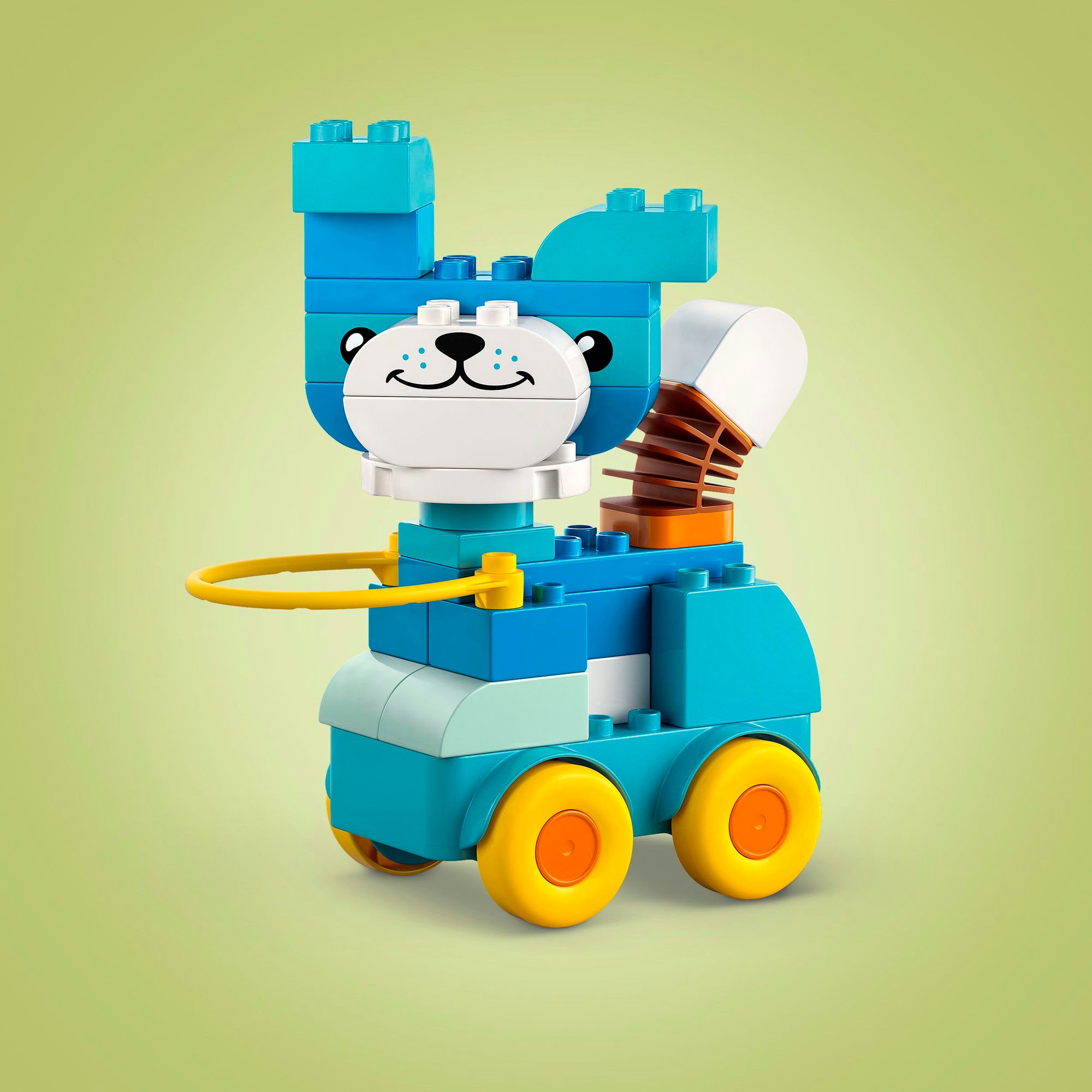 LEGO® Konstruktionsspielsteine »Tiere auf Rädern 3-in-1-Set (10448), LEGO DUPLO Town«, (58 St.), Made in Europe
