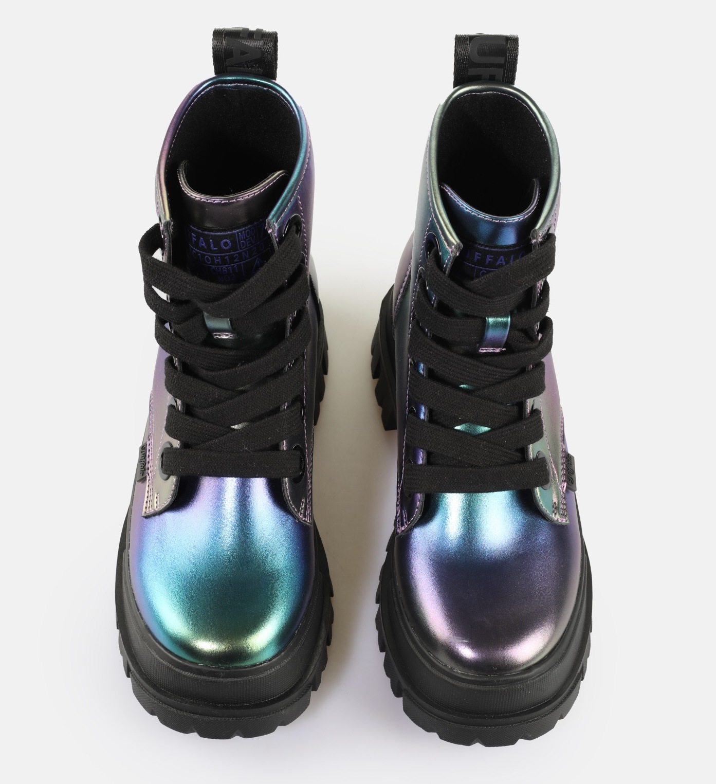 Buffalo Schnürboots »ASPHA LACE UP HI«, Schnürboots, Freizeitschuh, Plateauboots mit modischem Farbverlauf