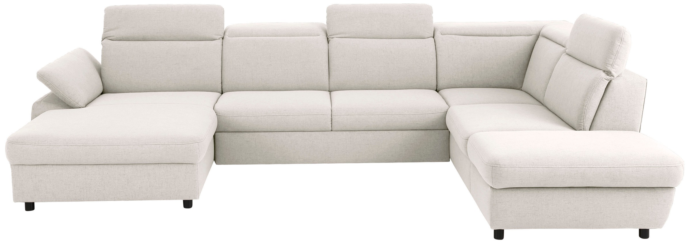 Home affaire Wohnlandschaft »Mauritius U-Form« mit Kopfteil- und Armlehnver günstig online kaufen