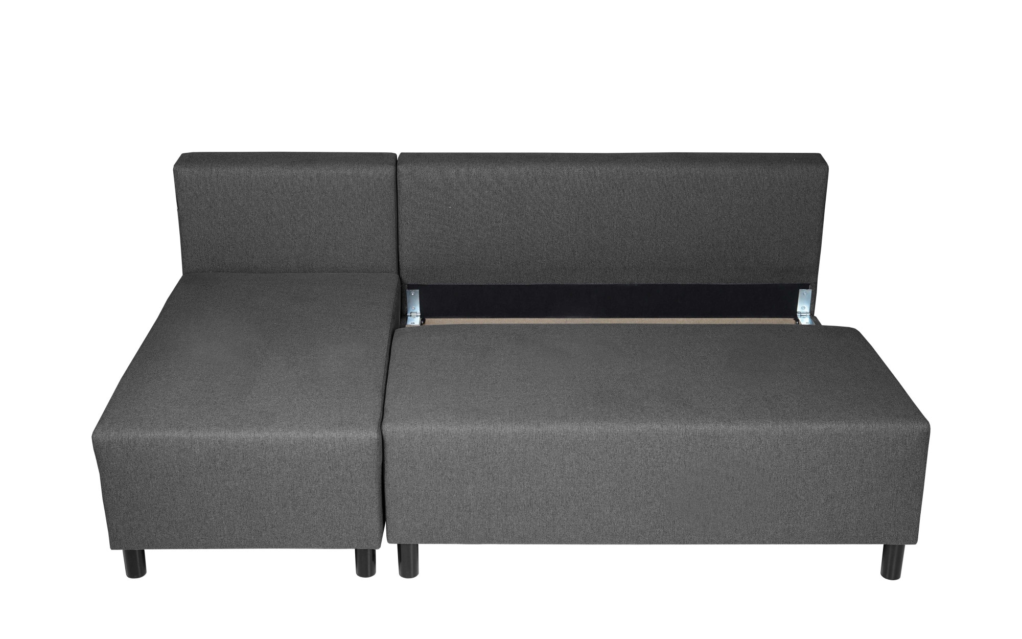 INOSIGN Ecksofa »IWALANI, Schlafsofa mit Bettkasten, Recamiere beidseitig montierbar«, L-Form, B/T/H 199/135/83 cm, Struktur weich & Velvet