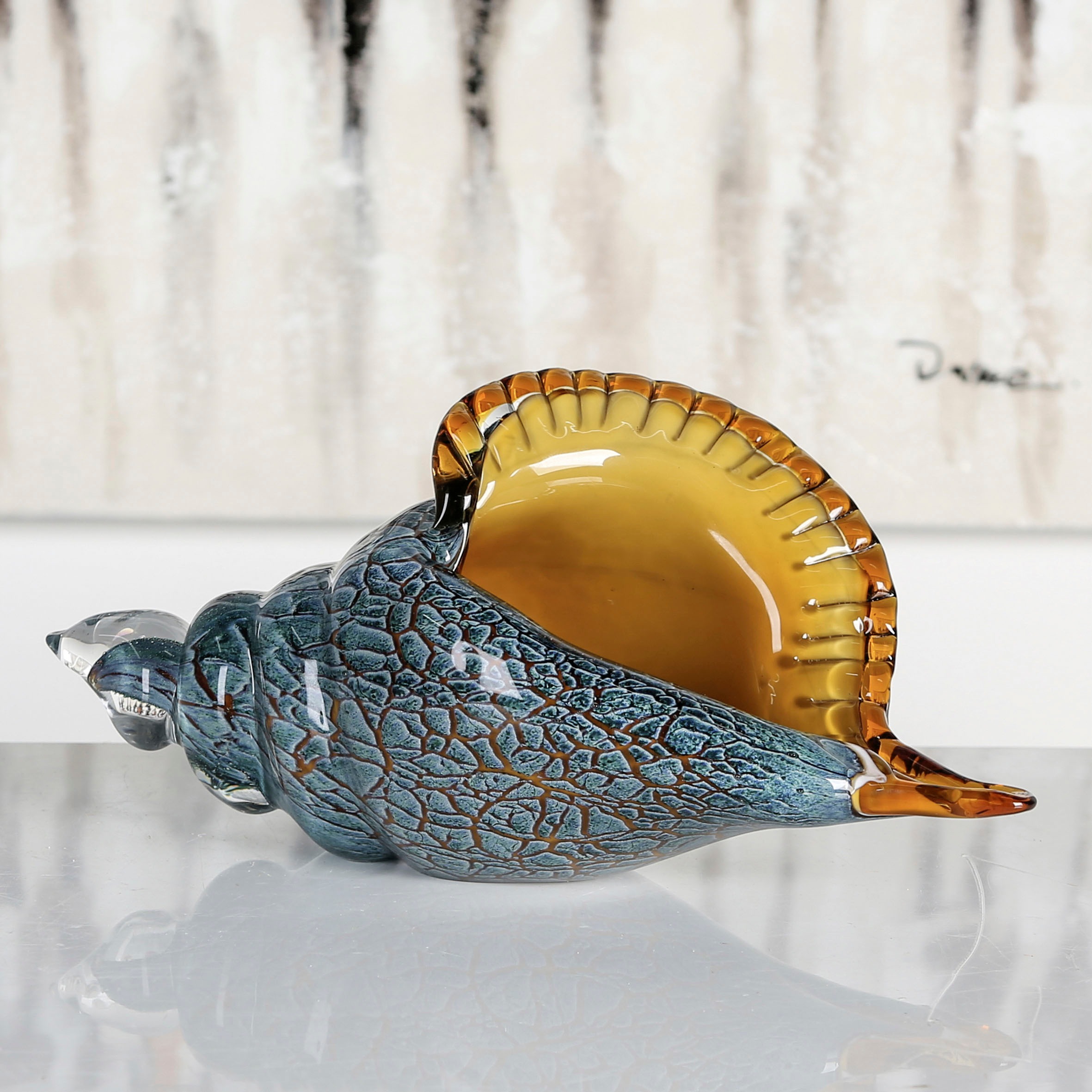 Casablanca by Gilde Dekoobjekt »Skulptur Riesenmuschel«, Höhe 13 cm, durchg günstig online kaufen