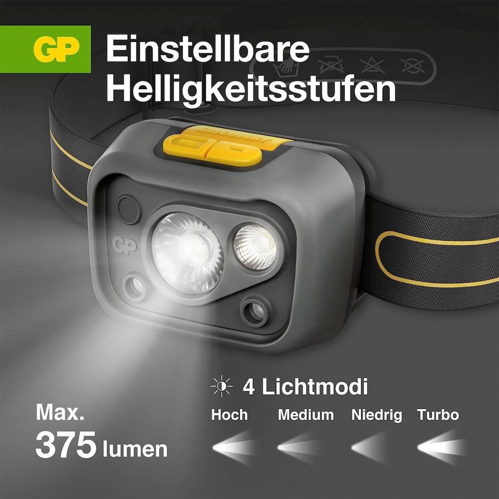 GP Batteries Stirnlampe »CHW54«, (1 St.)