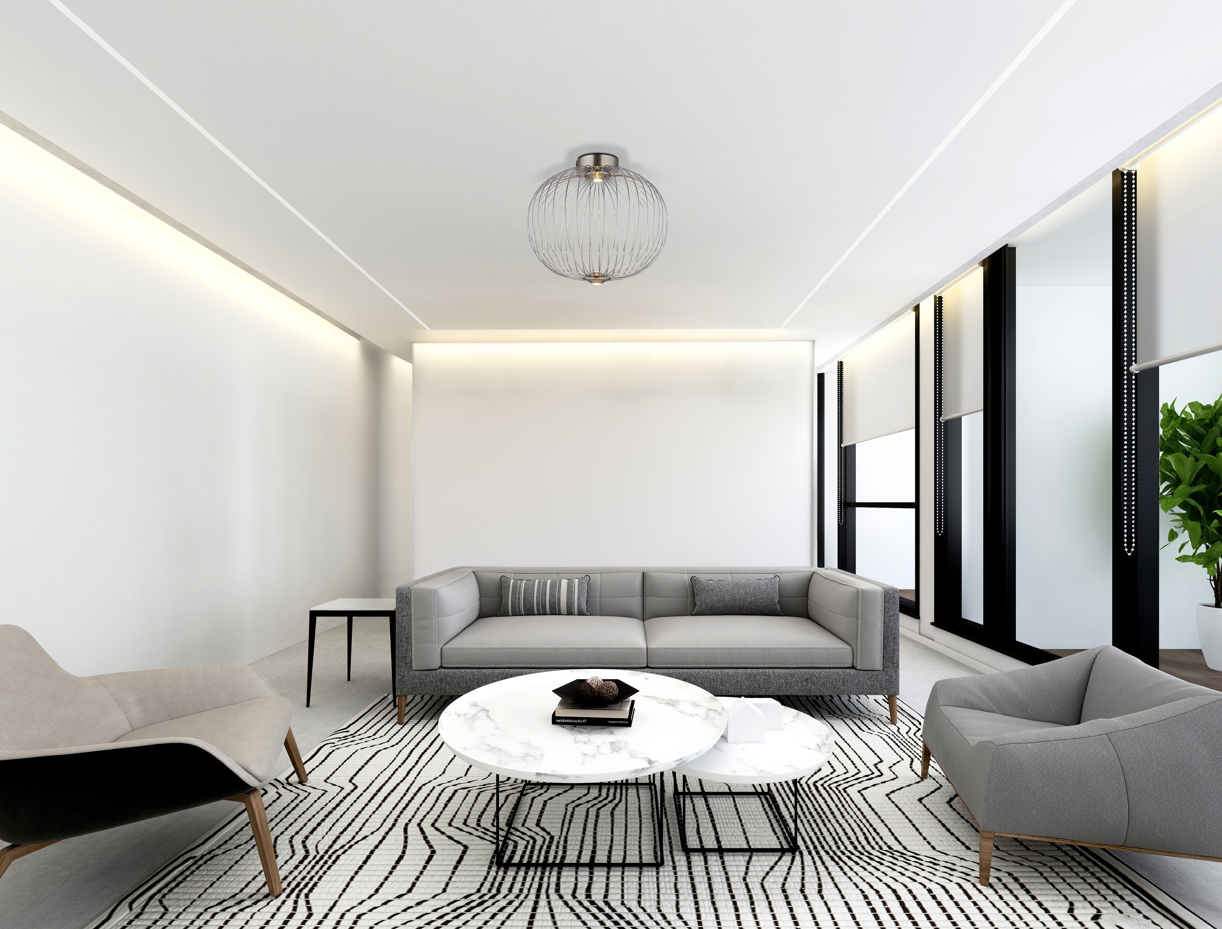 GLOBO LIGHTING Deckenleuchte »GALWAY« LED-Modul 1 Stk. Warmweiß Deckenlampe günstig online kaufen