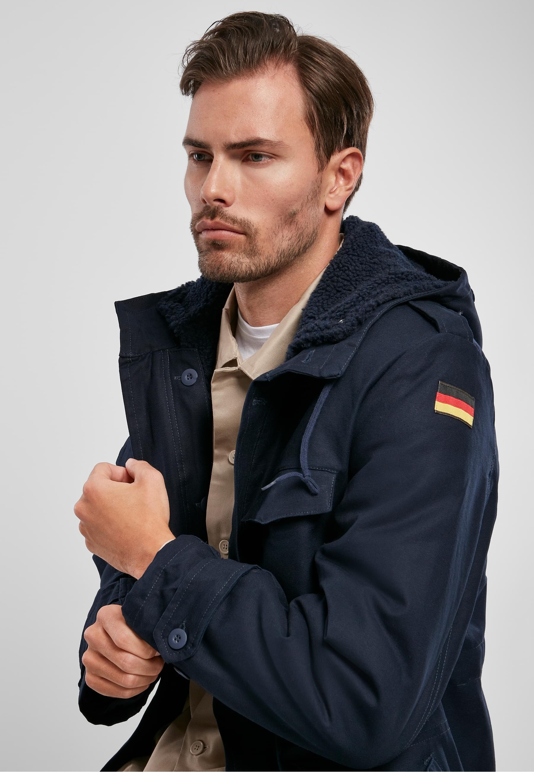 Brandit Allwetterjacke »Brandit Herren BW Flag Parka« 1 Stk. tlg. mit Kapuze