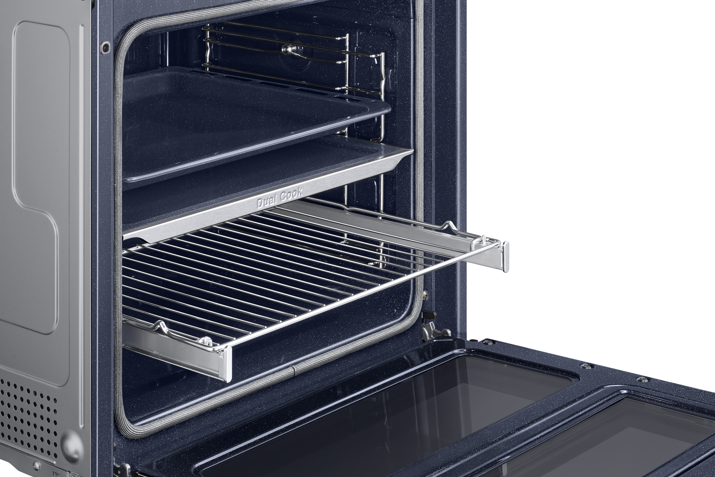 Samsung Einbaubackofen  »NV7B4550VAS/U1«, Pyrolyse-Selbstreinigung, Dual Cook Flex