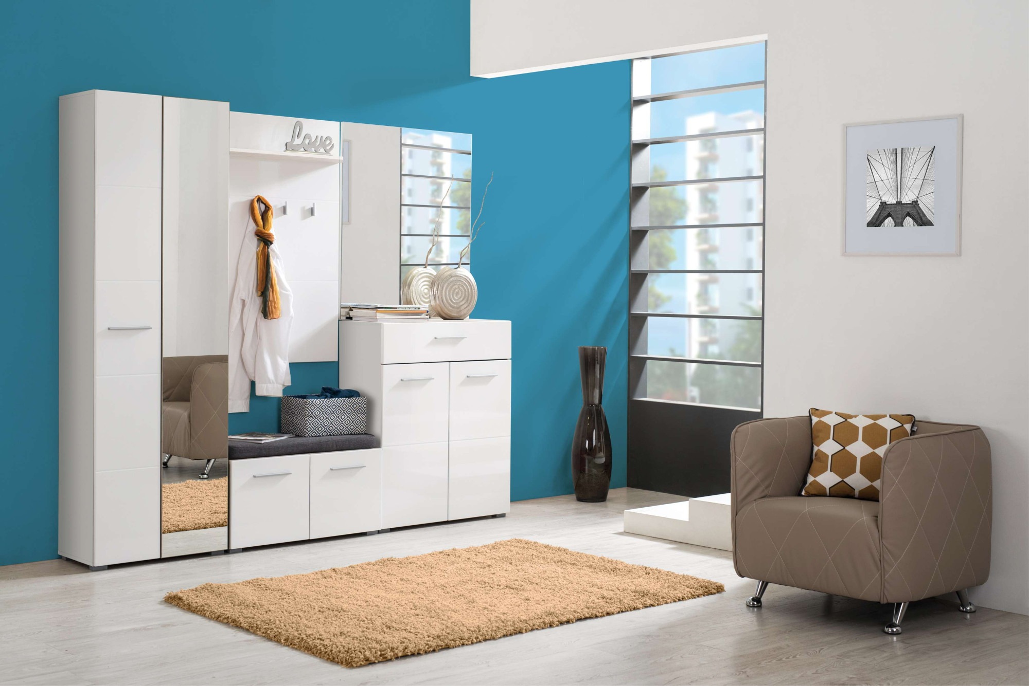 Home affaire Schuhschrank »Beny, Schuhkommode, Schuhregal, mit einer Schubl günstig online kaufen