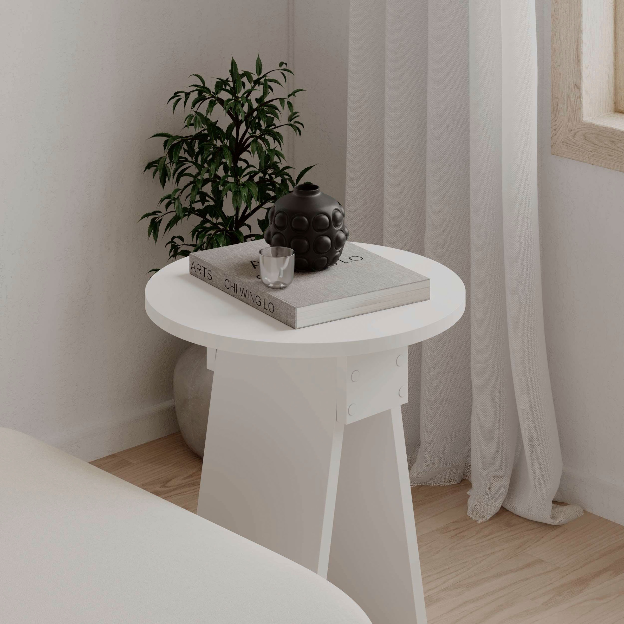 Decortie Beistelltisch »CHEN BEISTELLTISCH«, (Packung, 1 St.), Leichte Montage, Lagerung, Platzsparend
