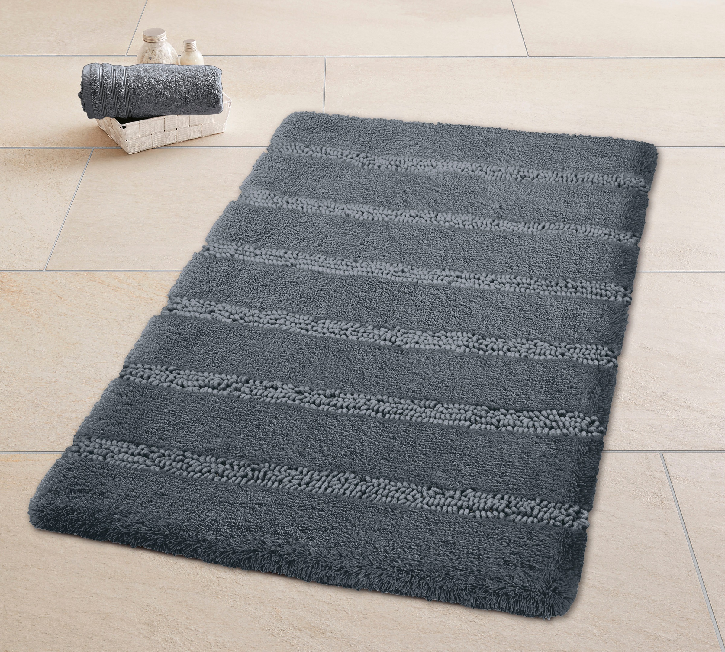 Kleine Wolke Badematte »Monrovia« Höhe 23 mm rutschhemmend beschichtet fußb günstig online kaufen