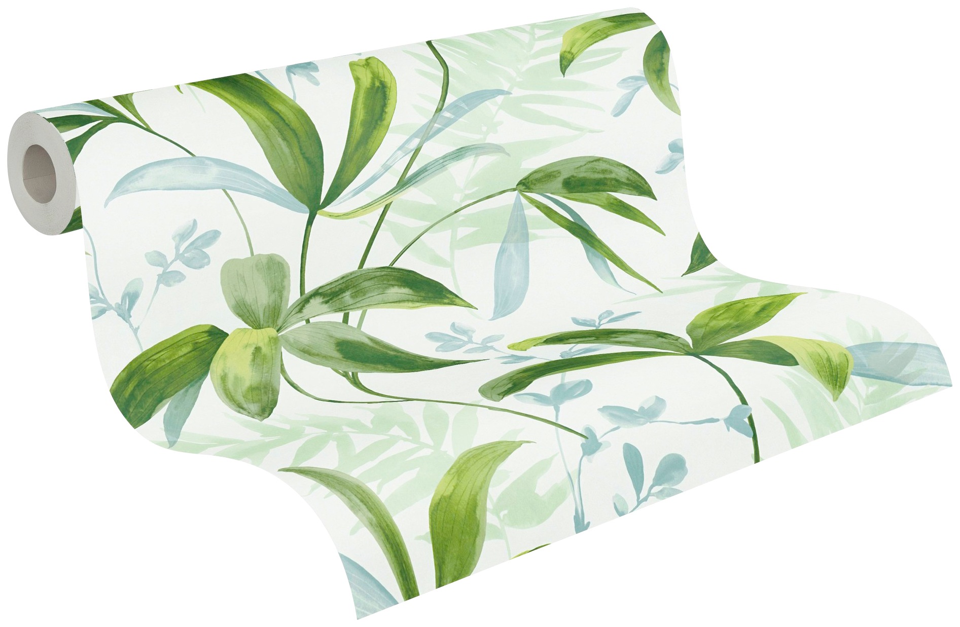 Architects Paper Vliestapete »Jungle Chic«, floral-botanisch-tropisch, Palmentapete Tapete Dschungel Tapeten Wohnzimmer Schlafzimmer Küche
