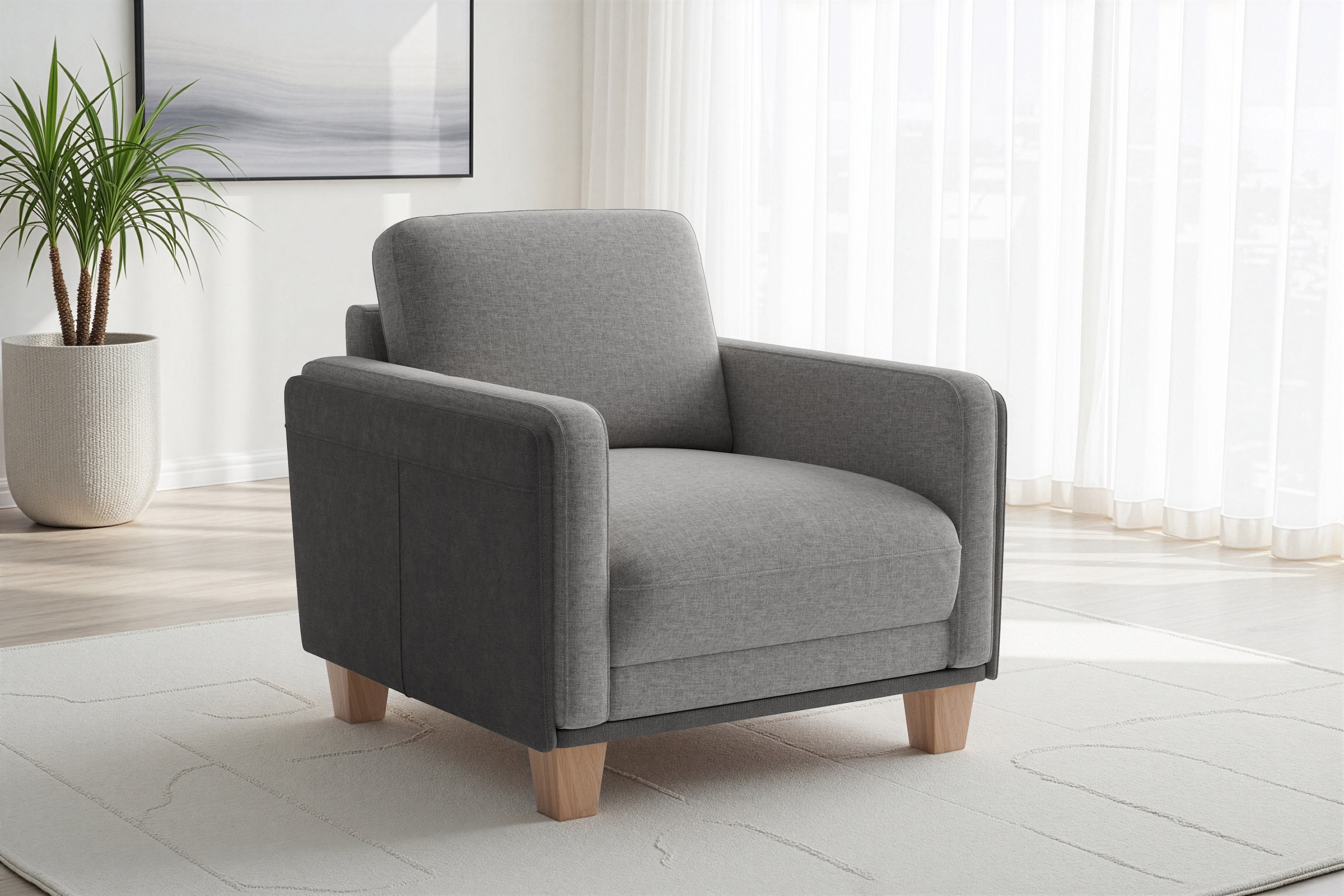 sit&more Sessel »Concept« mit Rückenkissen