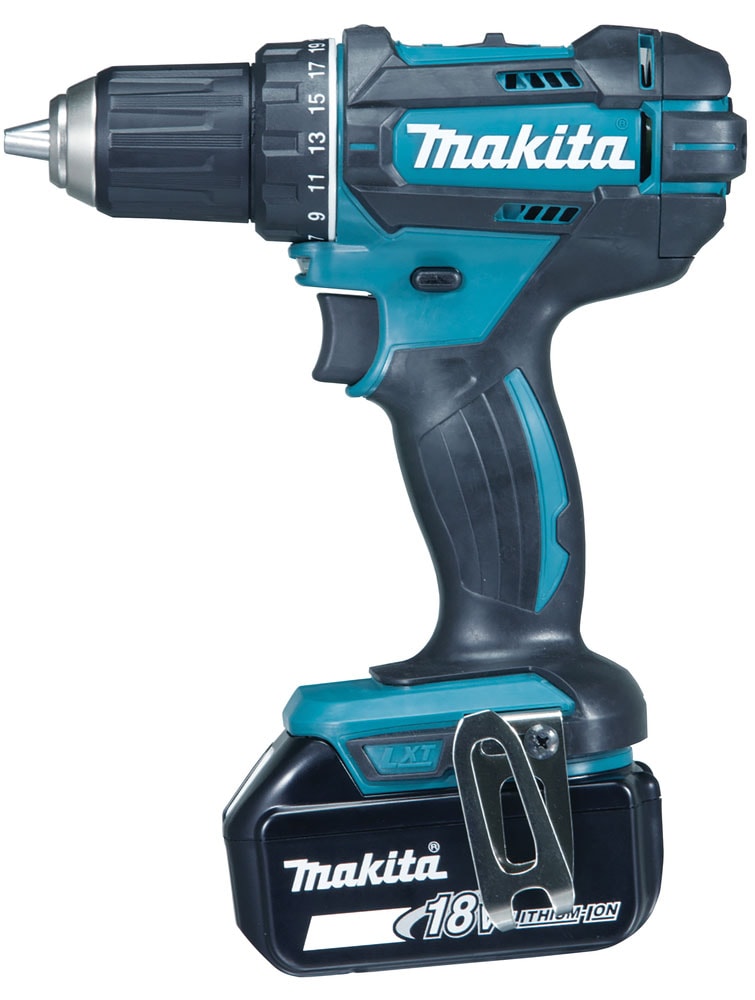 Makita Akku-Bohrschrauber »DDF482RFJ«, inkl. 2 Akkus 18V/3Ah, Ladegerät und Koffer