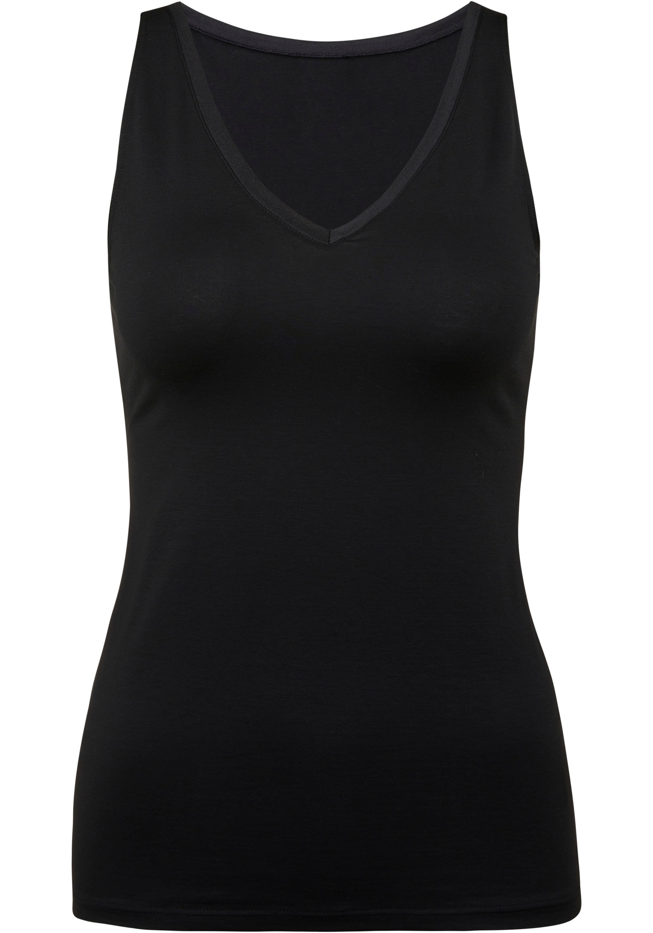 CALIDA Unterhemd »Cate«, V-Ausschnitt, Modern Fit, elastisch, Baumwoll-Mix, Single Jersey