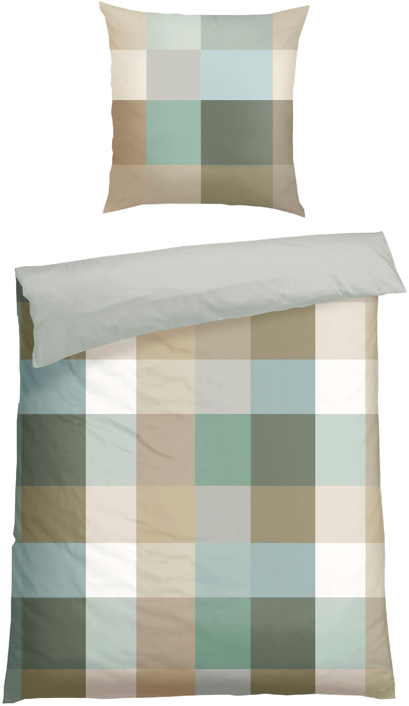 Schiesser Wendebettwäsche »Travis aus weicher Baumwolle in klassischem Karo günstig online kaufen