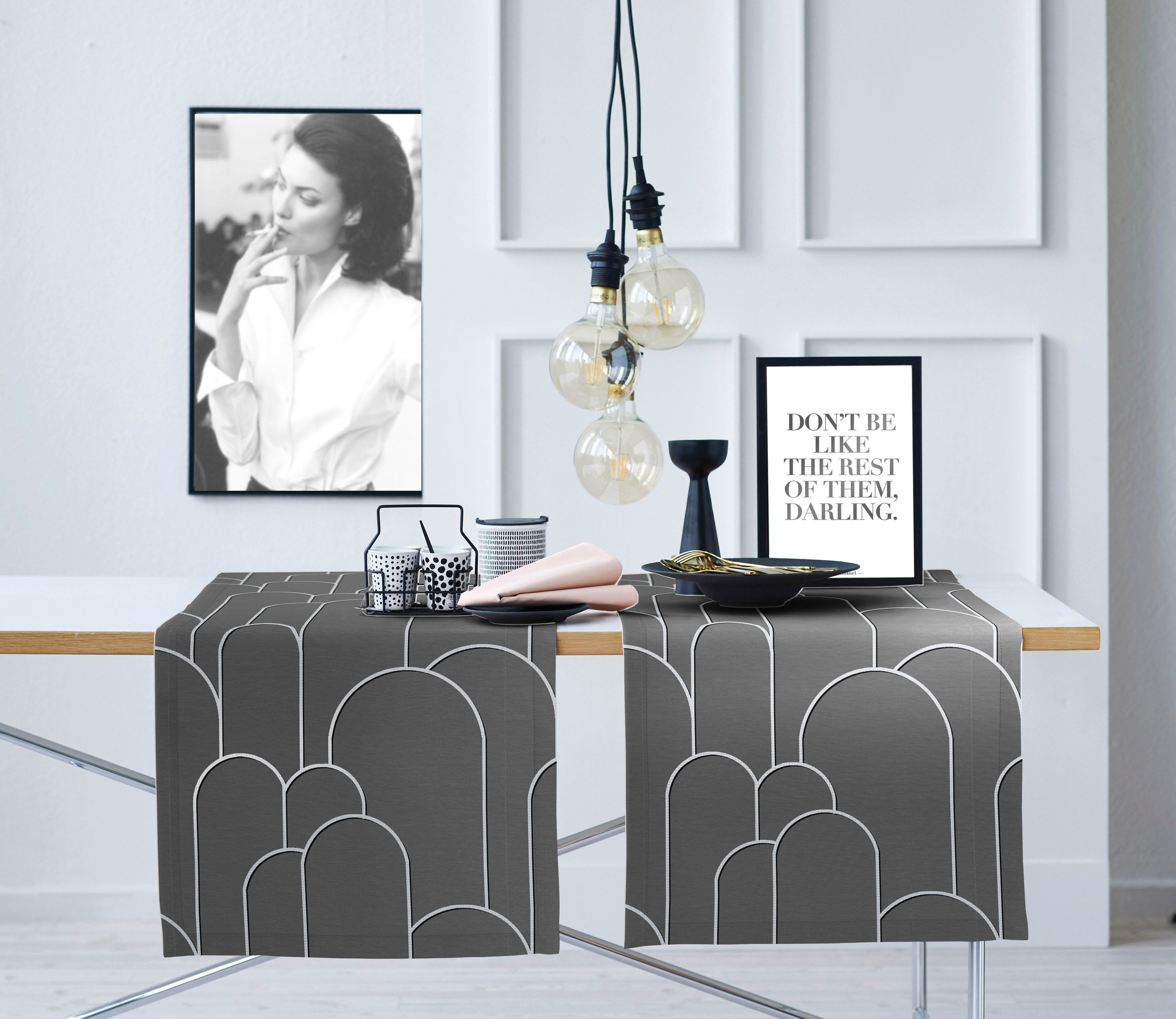 APELT Tischläufer »Vision, LOFT STYLE, Jacquard« günstig online kaufen