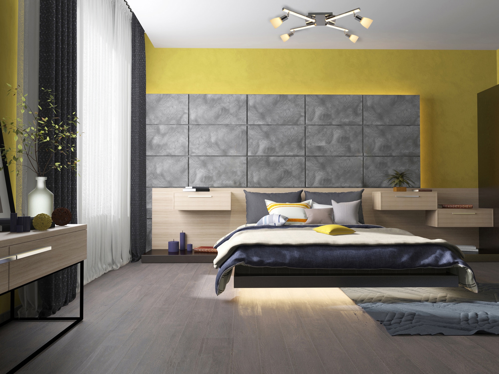 näve LED Deckenstrahler »Ibiza«, 8 flammig, LED fest integriert, 4 x 4.3 Watt + 4 x 4 Watt