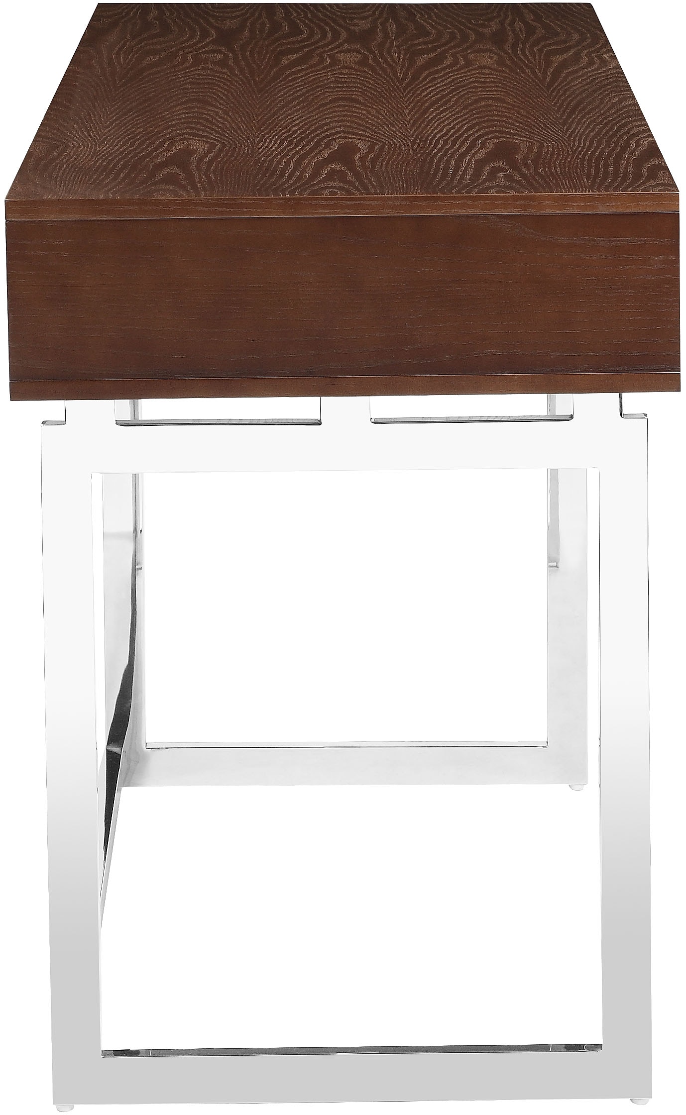 LeGer Home by Lena Gercke Schreibtisch »Danuta«, Furnierholz, Kufen aus Edelstahl, Breite 140 cm