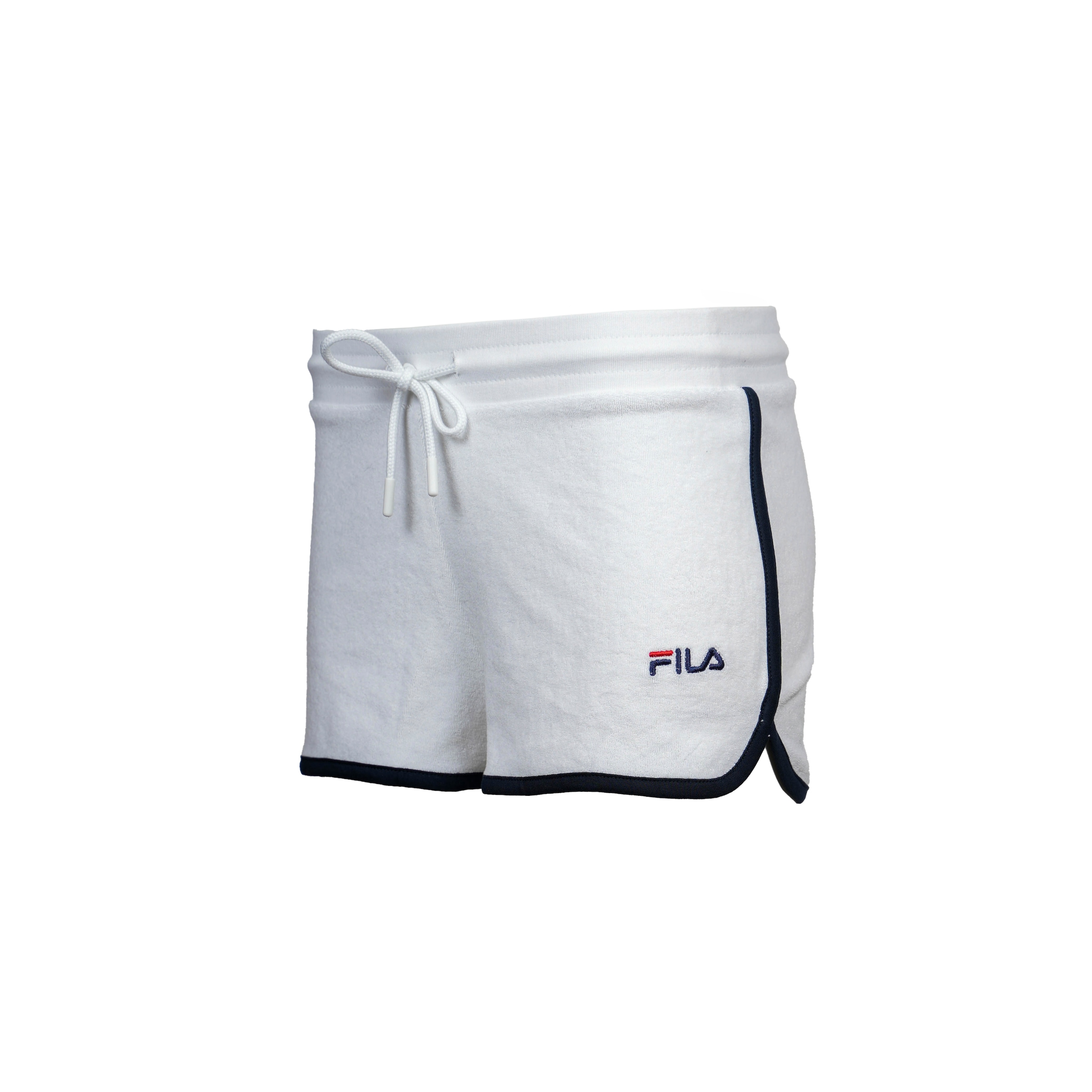 Fila Shorty »WOMAN JERSEY TOP + TERRY SPONGE SHORTS PYJAMAS«, (2 tlg.), mit kontrastreichen Paspeldetails
