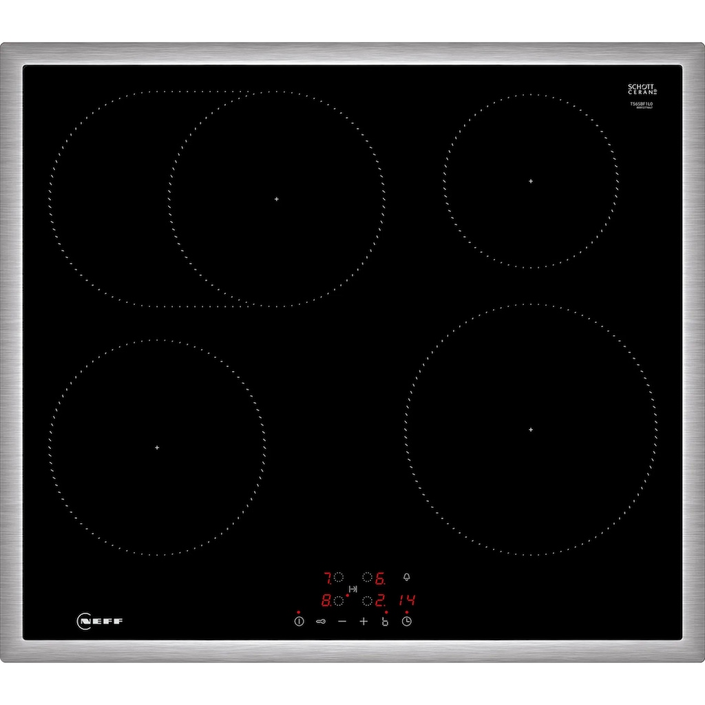 NEFF Induktions-Kochfeld von SCHOTT CERAN® »T56SBF1L0«, T56SBF1L0, mit einfacher Touch Control Bedienung