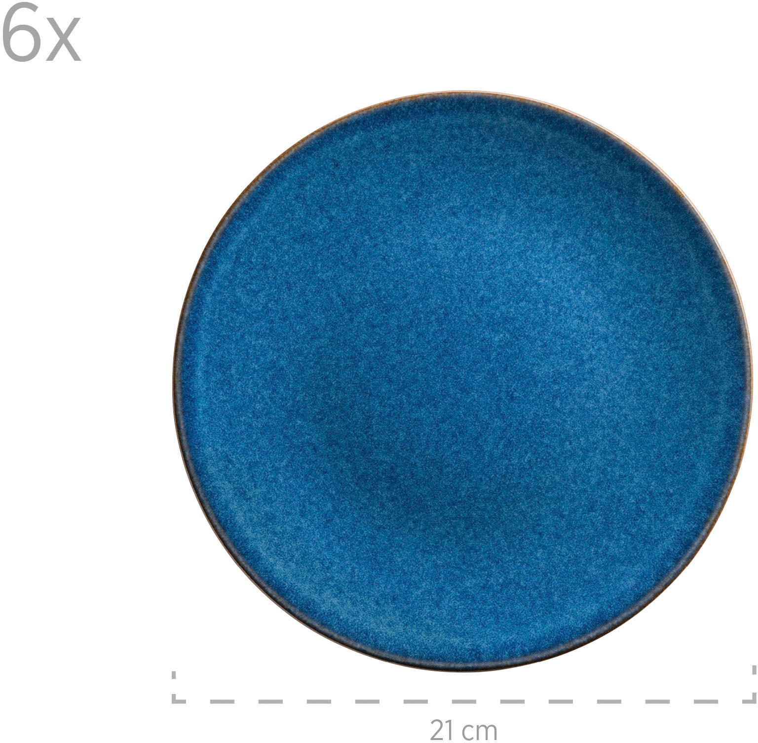 MÄSER Frühstücks-Geschirrset »Service, Ossia  (Teller, Schale, Kaffeebecher)« Vintage-Charakter, 18 Teile, für 6 Personen