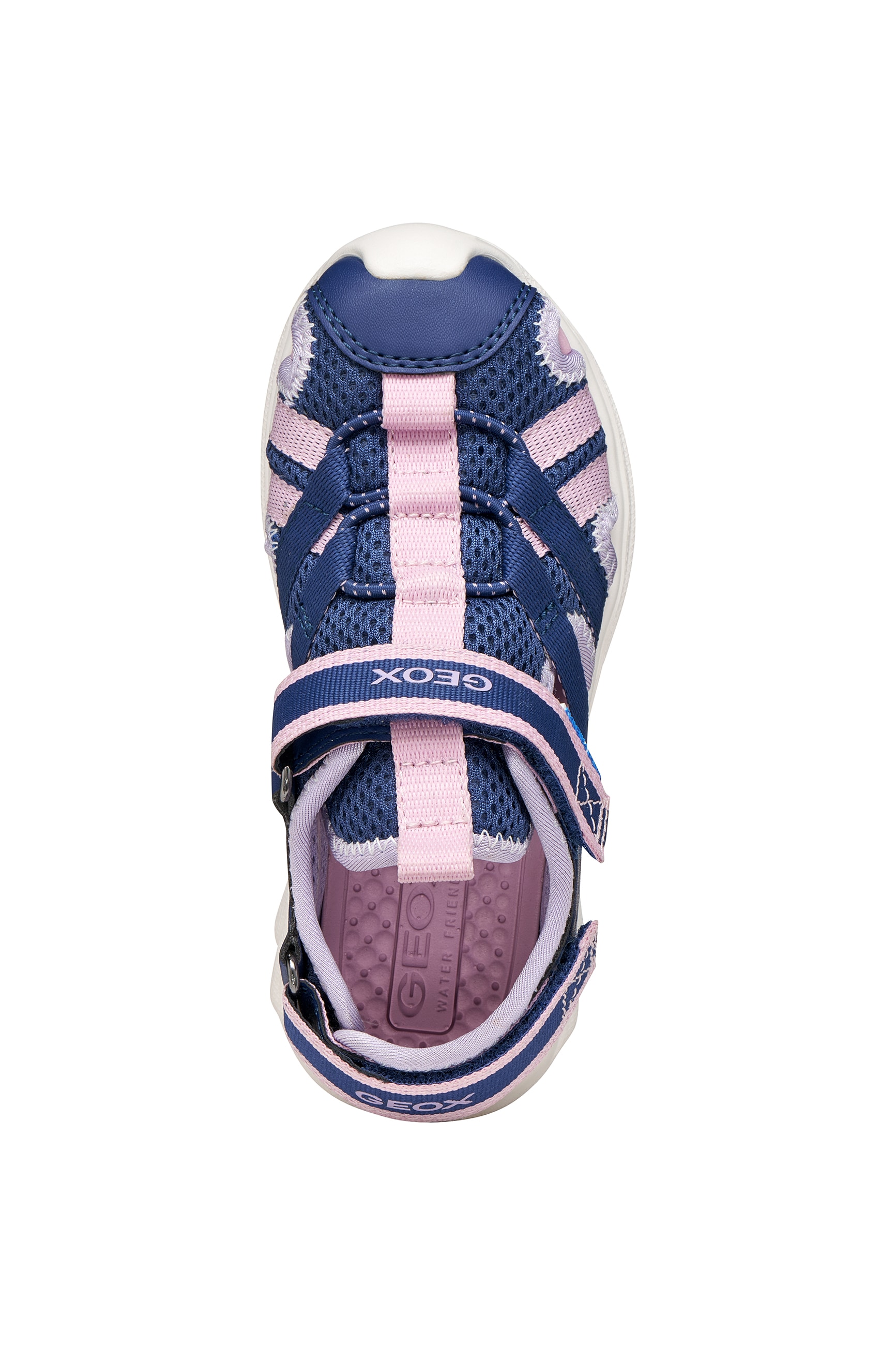 Geox Sandale »J SANDAL AIRADYUM GI«  mit Klettverschluss und Fersenriemen, Größenschablone zum Download