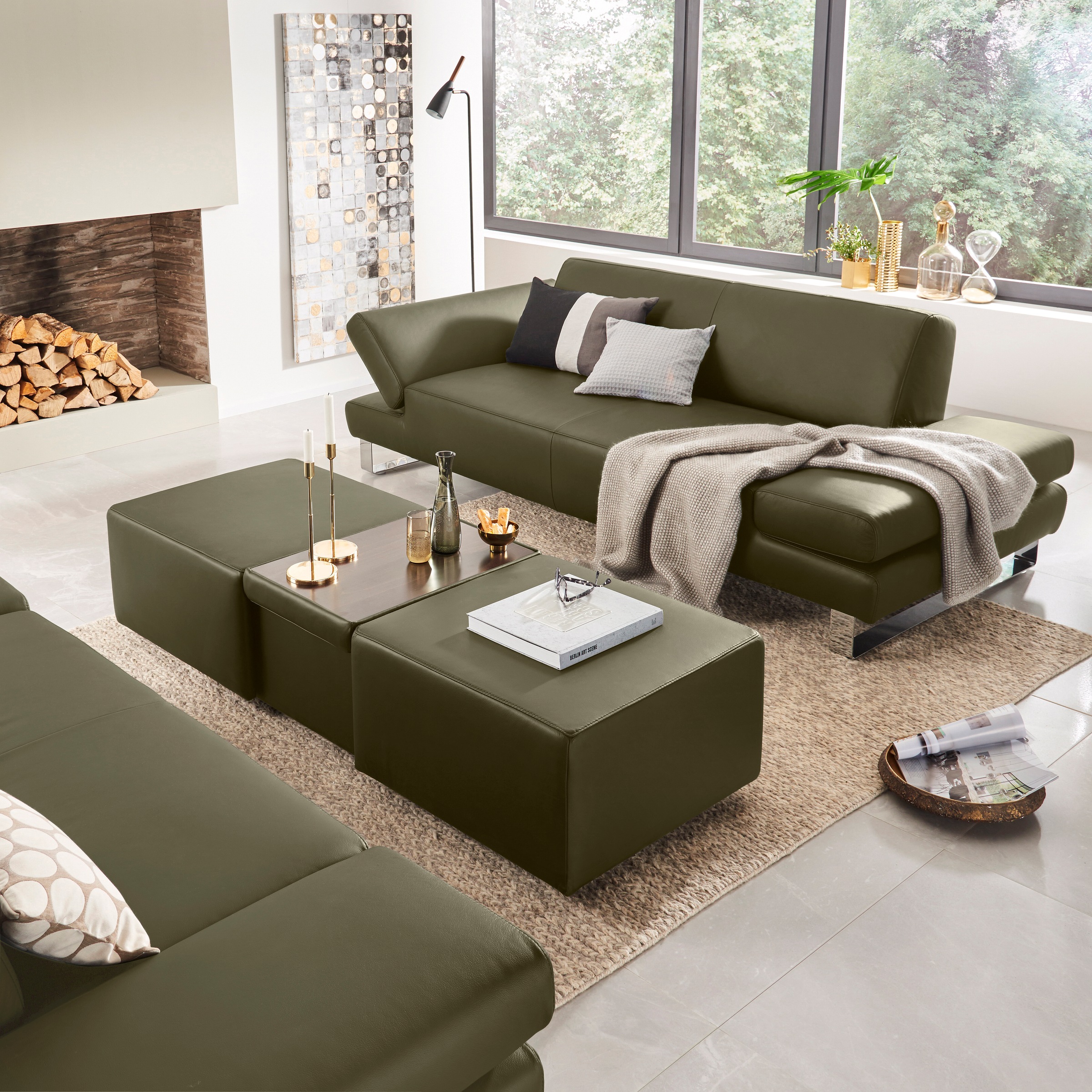 W.SCHILLIG 2-Sitzer »taboo Designsofa mit hohem Sitzkomfort«, mit Normaltiefe, inklusive Armlehnenverstellung
