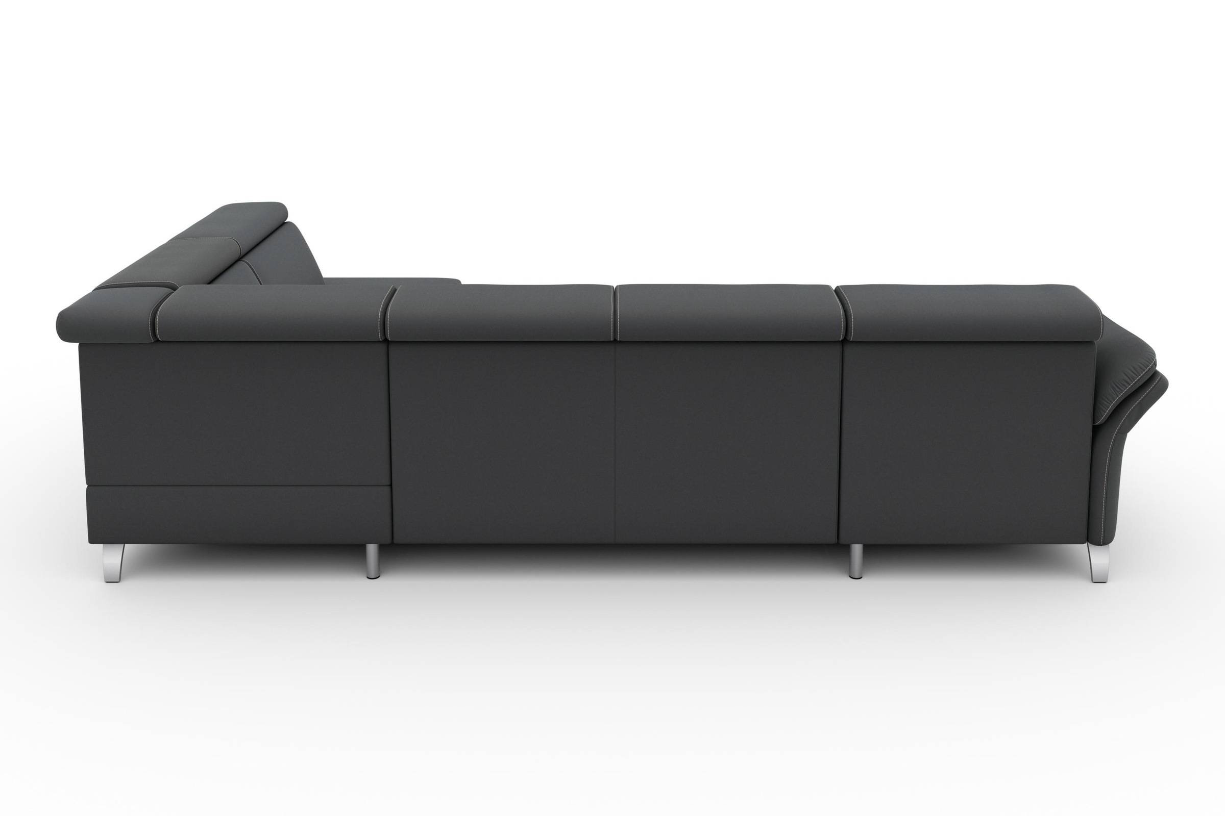 sit&more Wohnlandschaft »Vincenzo U-Form«, inklusive Kopfteilverstellung, wahlweise mit Bettfunktion, Bettkasten