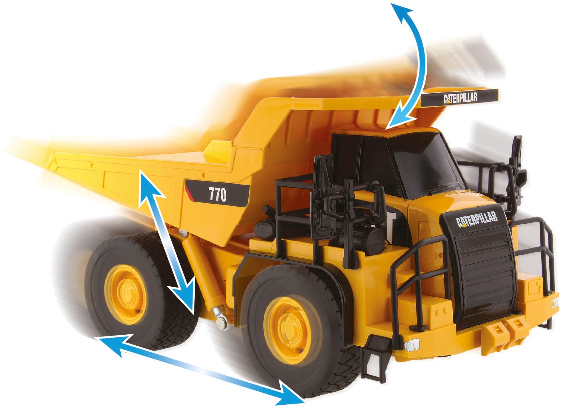 Carrera® RC-LKW »CAT 770 Muldenkipper (B/O)«