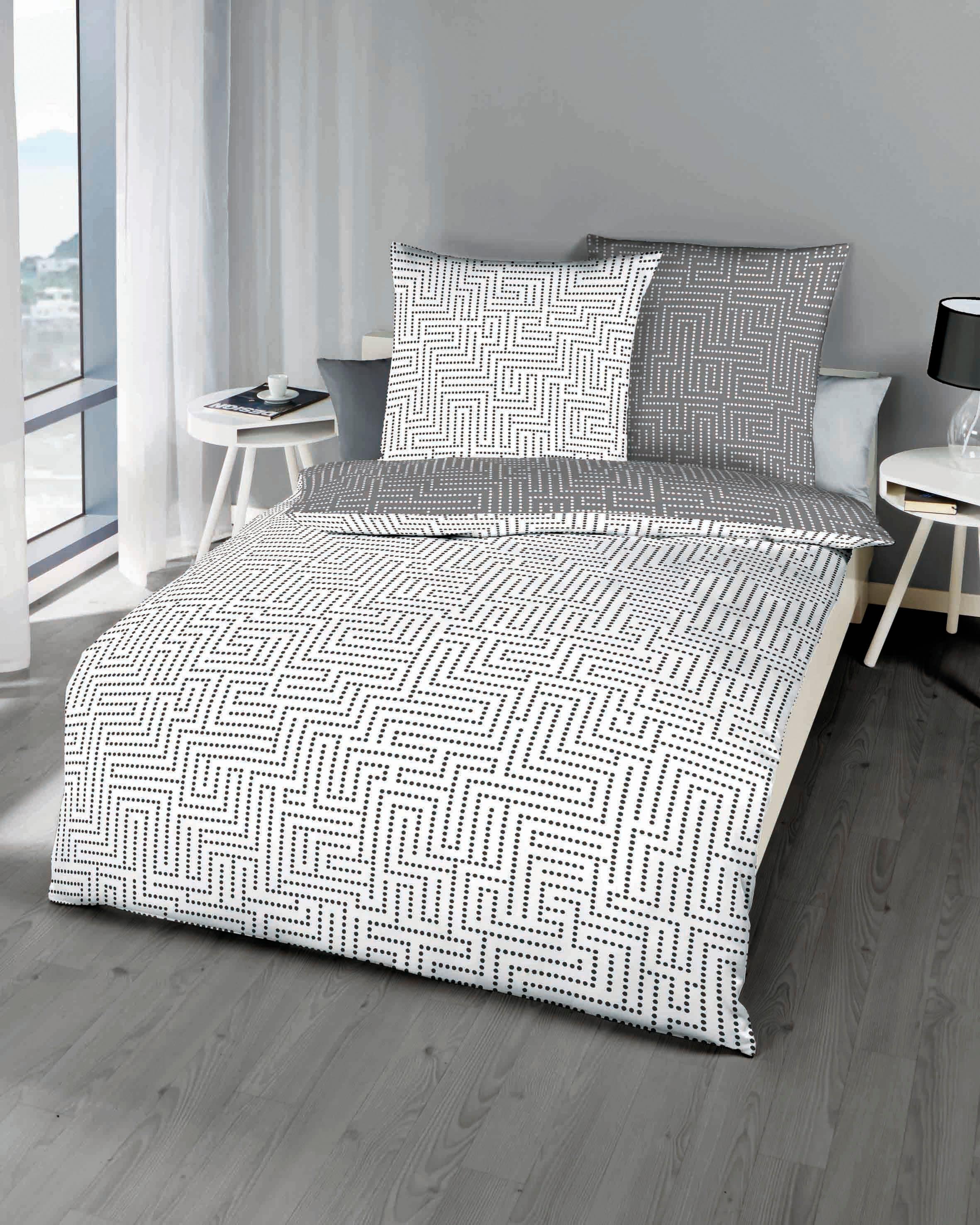 Kaeppel Wendebettwäsche »Password« 3 Stk. tlg. mit graphischem Muster aus kleinen Punkten