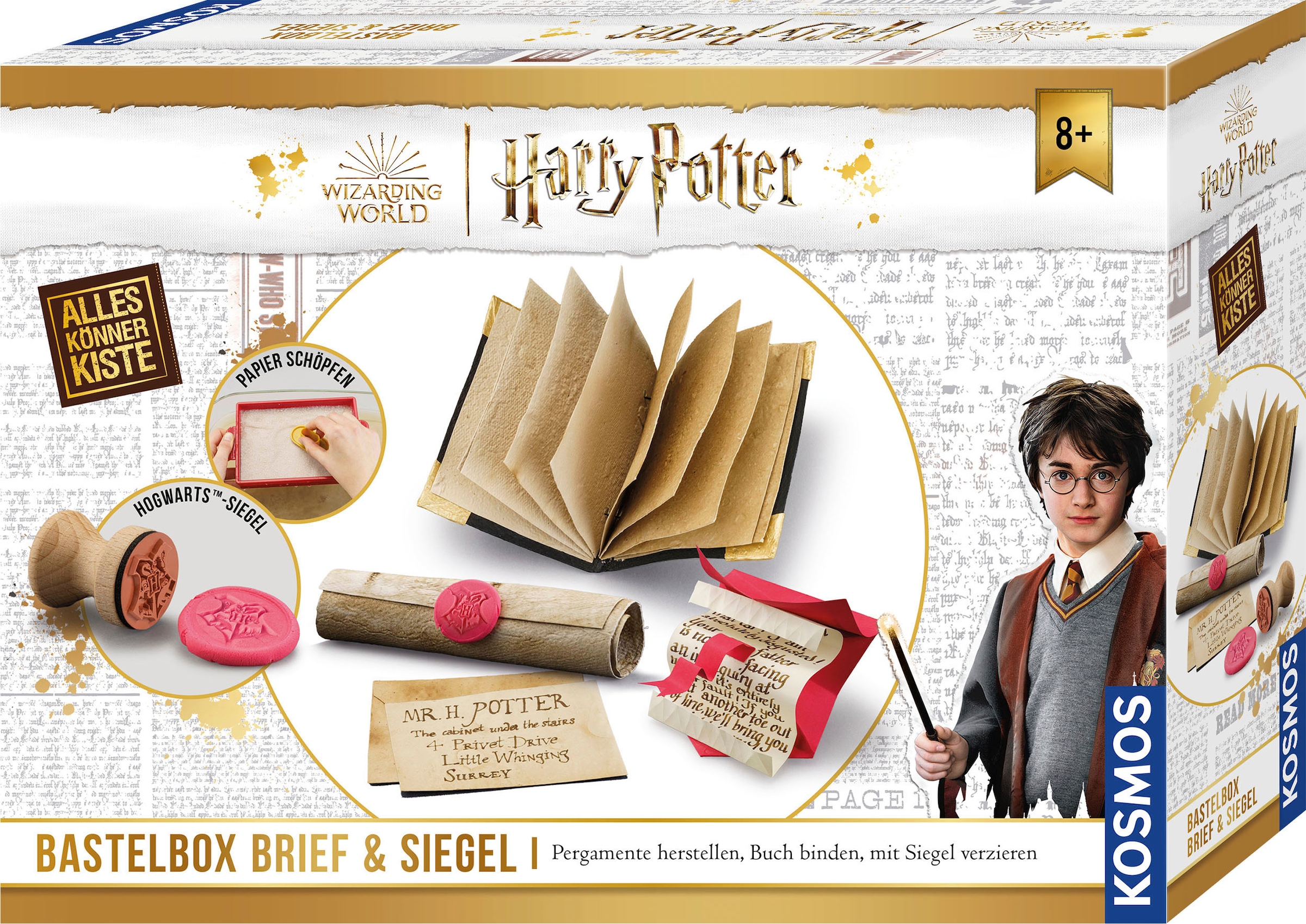 Kosmos Kreativset »AllesKönnerKiste, Harry Potter - Bastelbox Brief und Siegel«