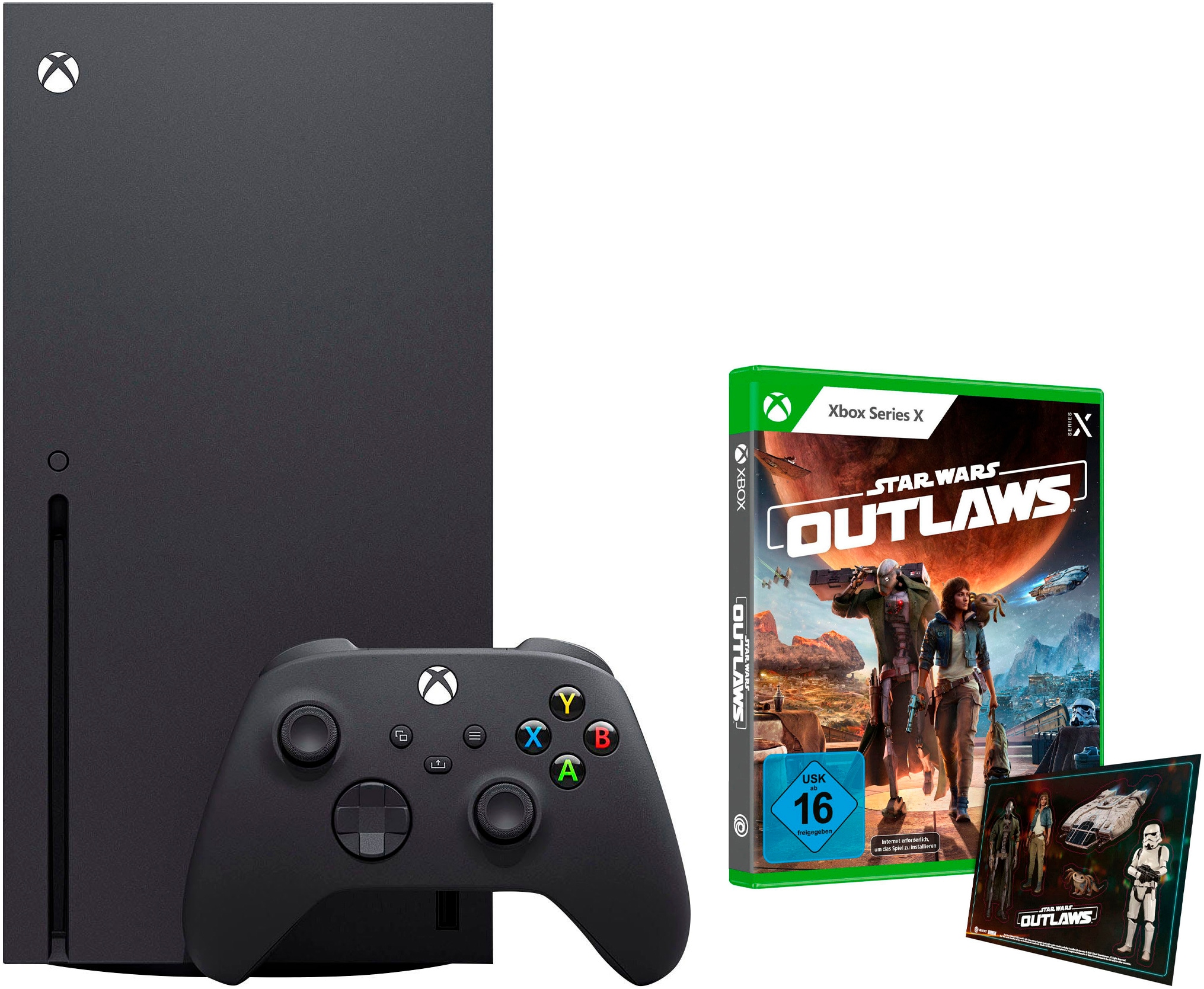 Xbox Konsolen-Set »Series X + Star Wars Outlaws«